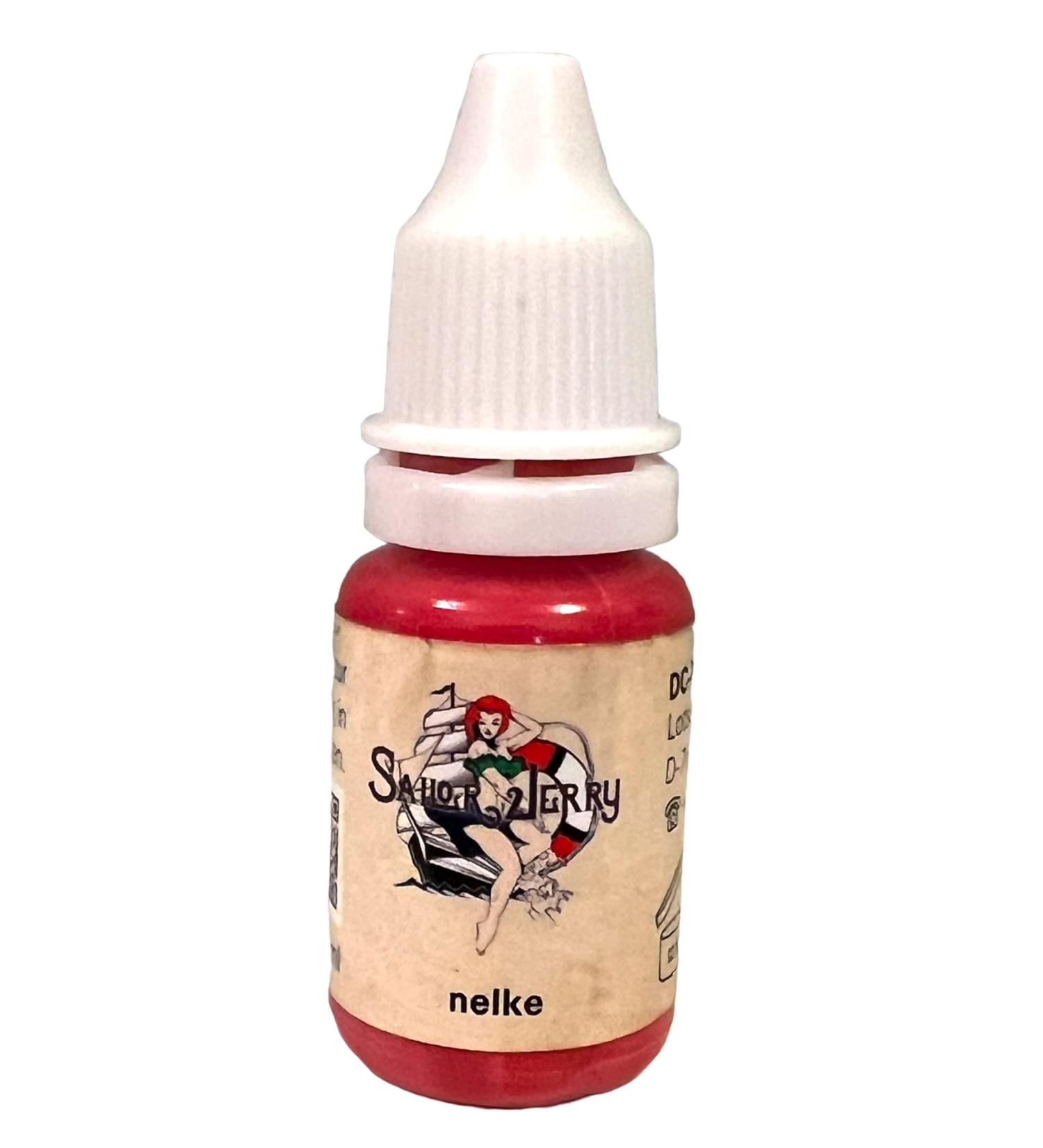 Tattoo INKgrafiX Piercing SAILOR JERRY Carnation Carnation 10 ml vegan Reach DE + certificate German tattoo color INKgrafiX IG56542 Tattoo INK Red