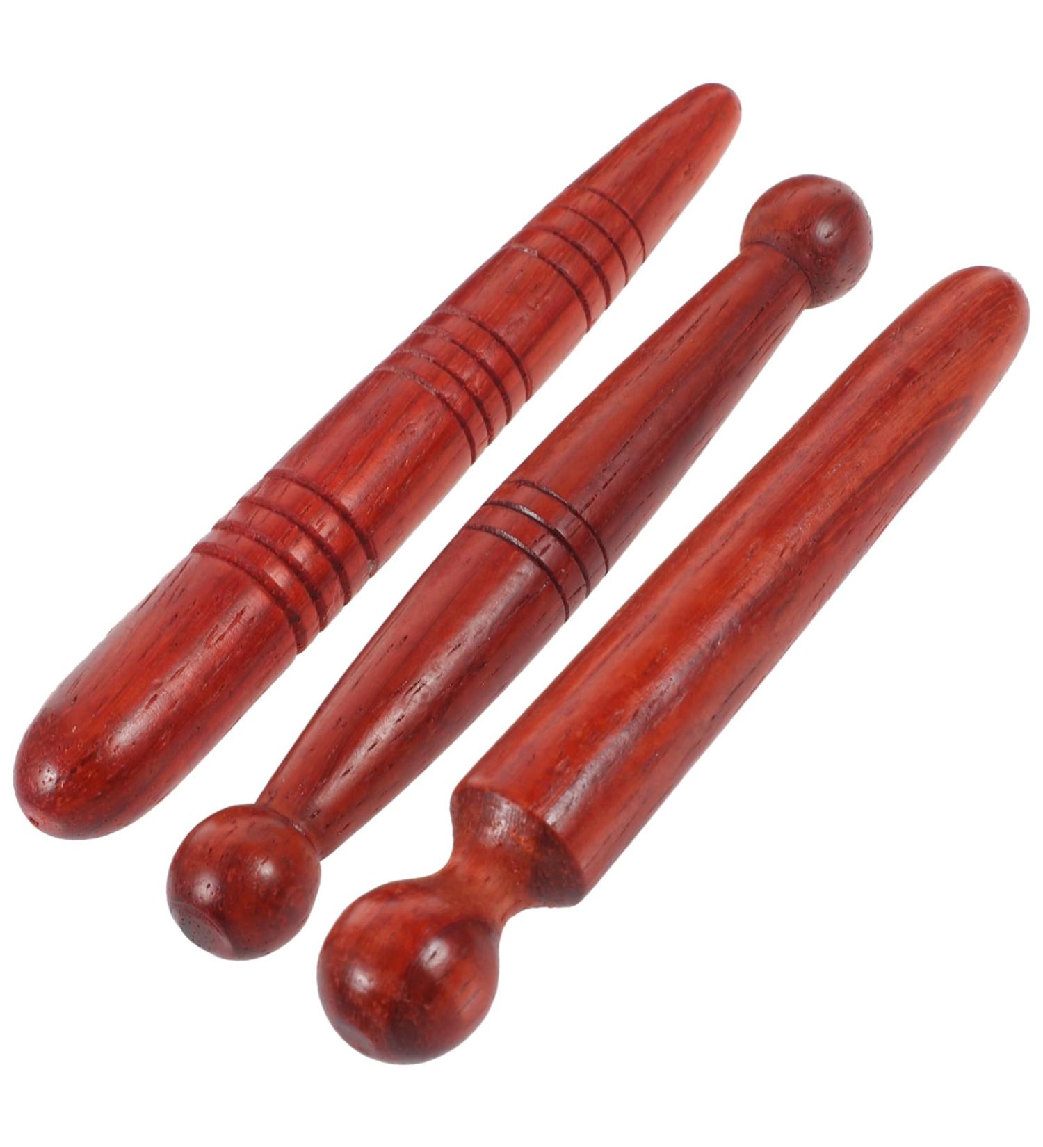 Buy Wofashpuret 3-Piece Acupressure Stick & Massage Pencil Set | Trigger Foot Massage Tools & Wooden Acupressure Bar for Relaxation - International Shipping - Buy Online on GoSupps.com