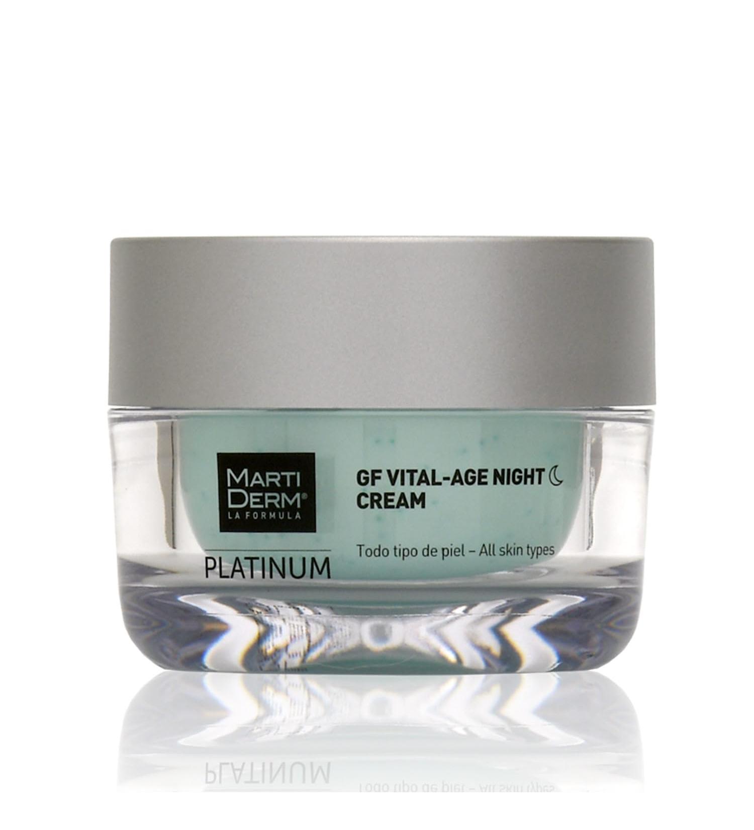 Platinum GF Vital Age Night Cream 50ml - Anti-Aging Skincare for Youthful Skin | International Shipping Available - Buy Online on GoSupps.com
