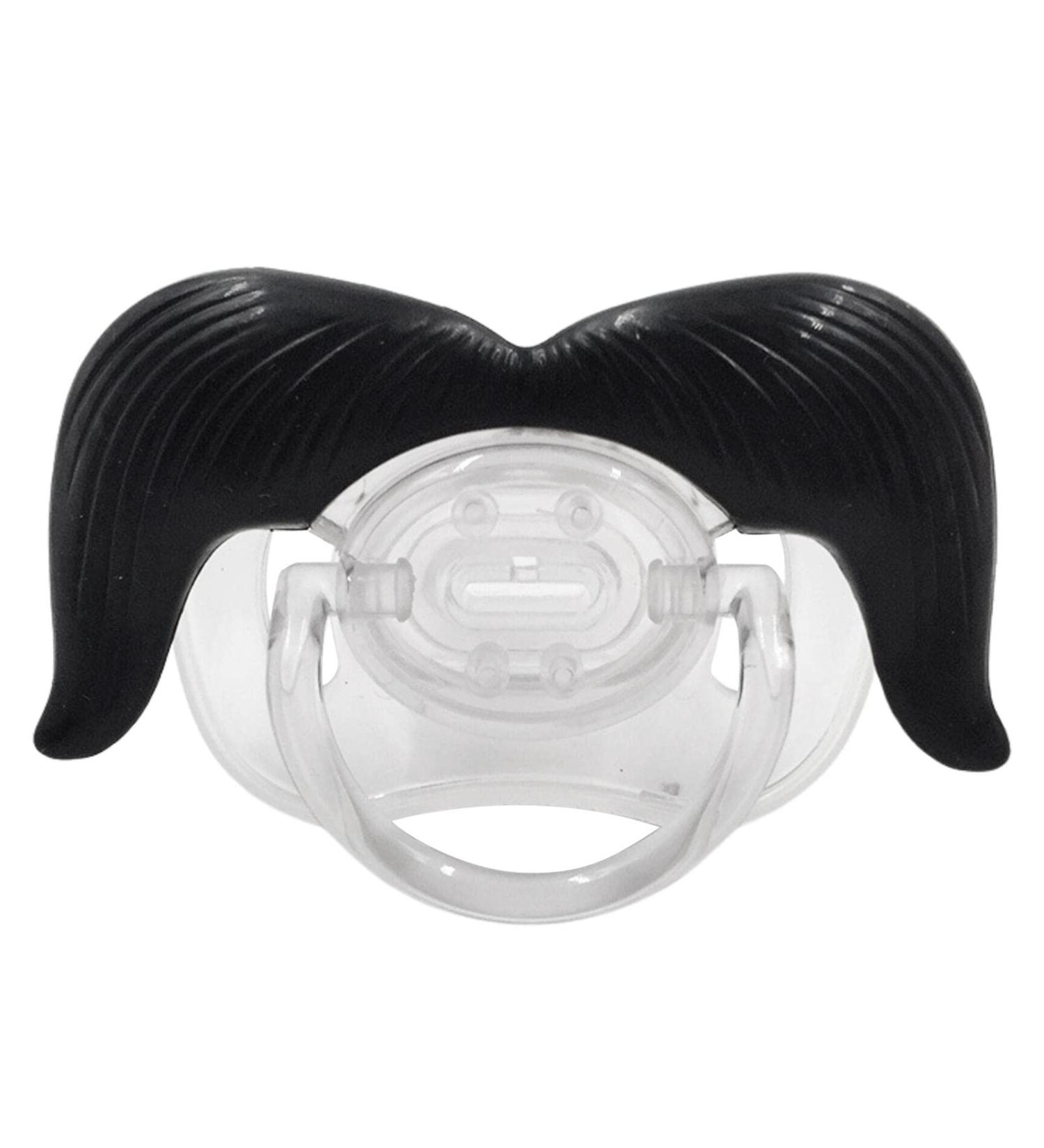 Fowybe Newborn Pacifier | Cute Corded Beard Design - Perfect Baby Shower Gift for Boys & Girls - Buy Online on GoSupps.com