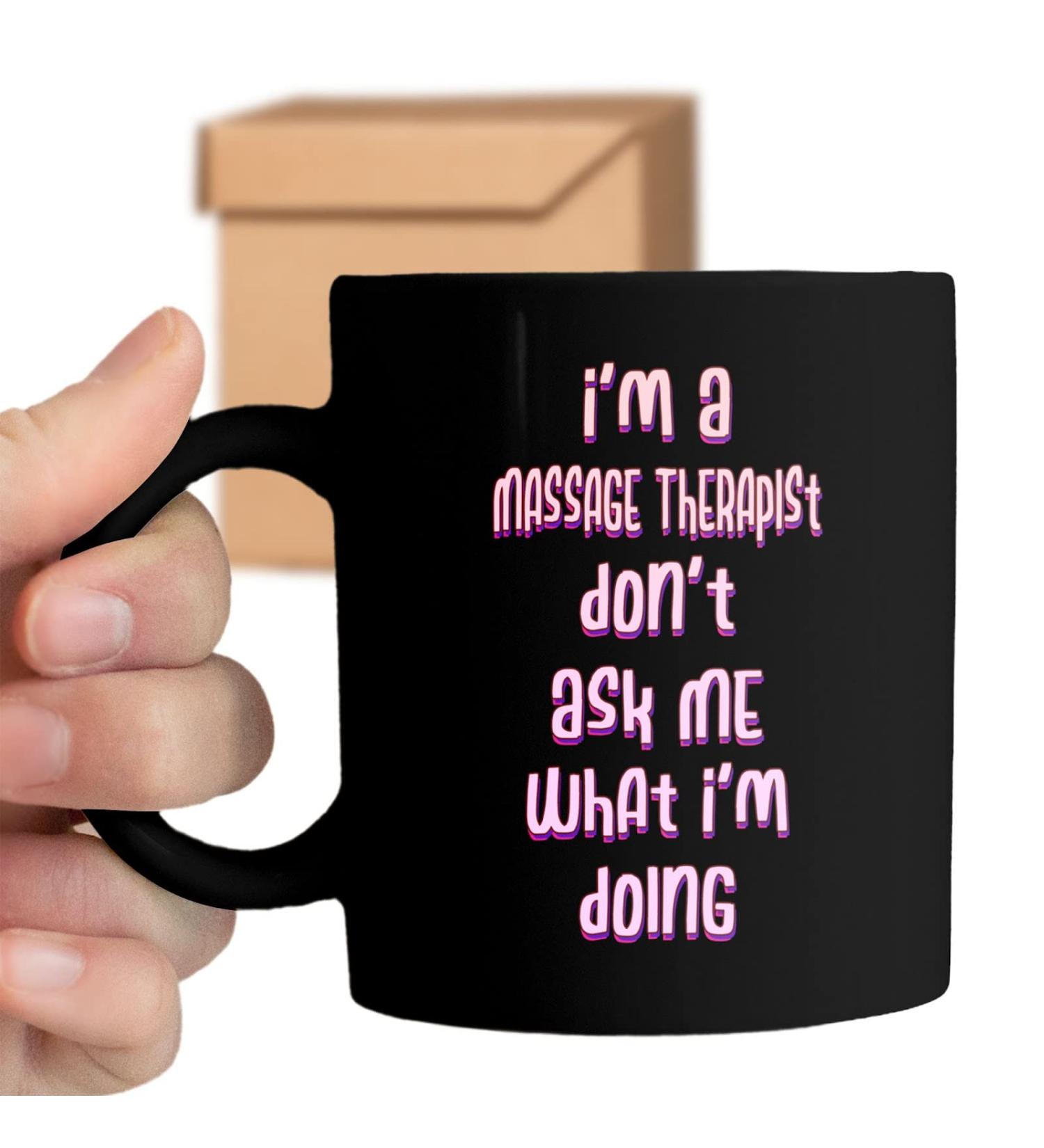 Funny Massage Therapist Gift - Perfect 11oz Ceramic Coffee Mug for Aunt | Unique Appreciation Present for Massage Therapists - Buy Online on GoSupps.com