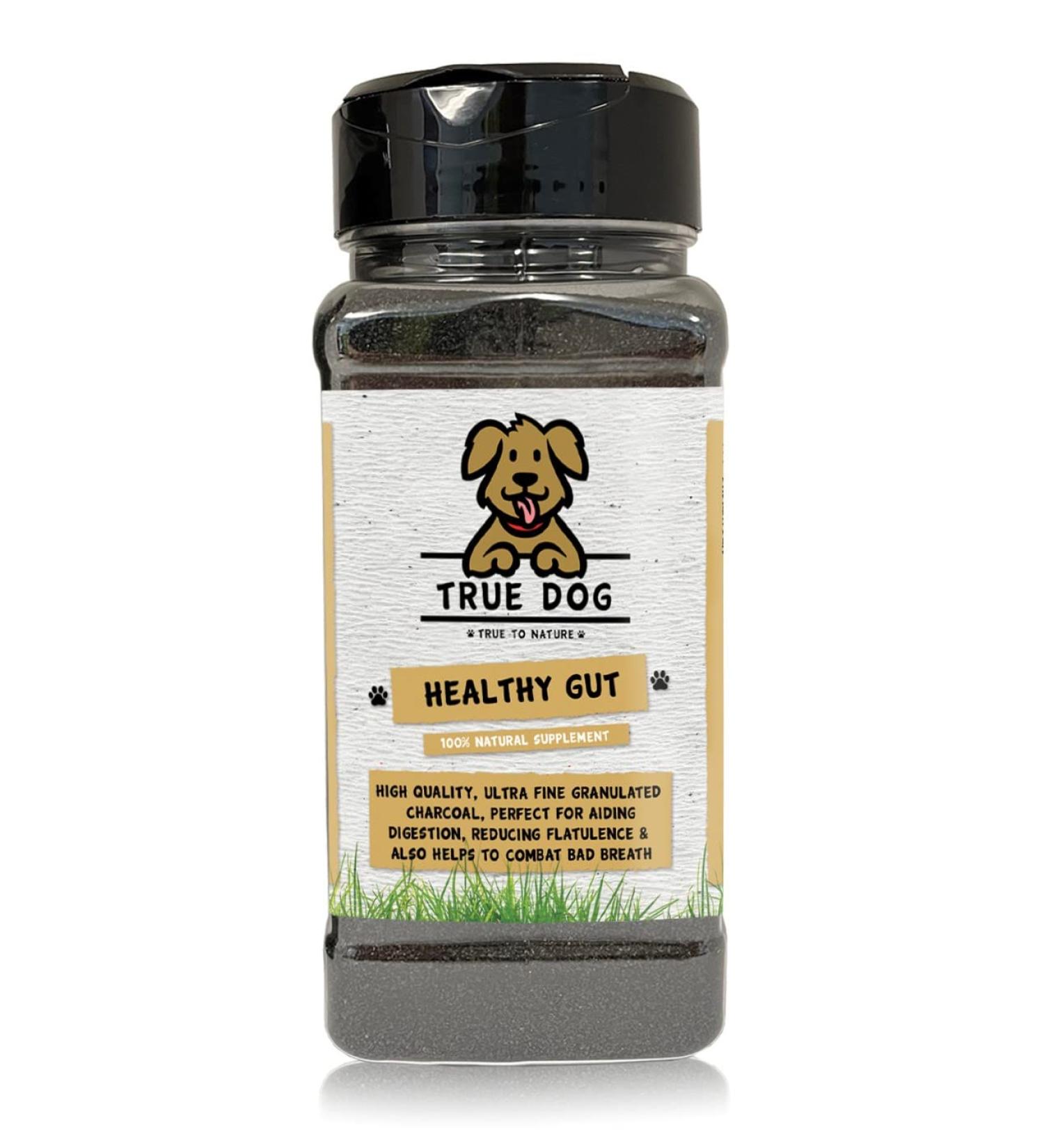 True Dog Healthy Gut - Granulated Charcoal for Pets Digestion Support (250g)