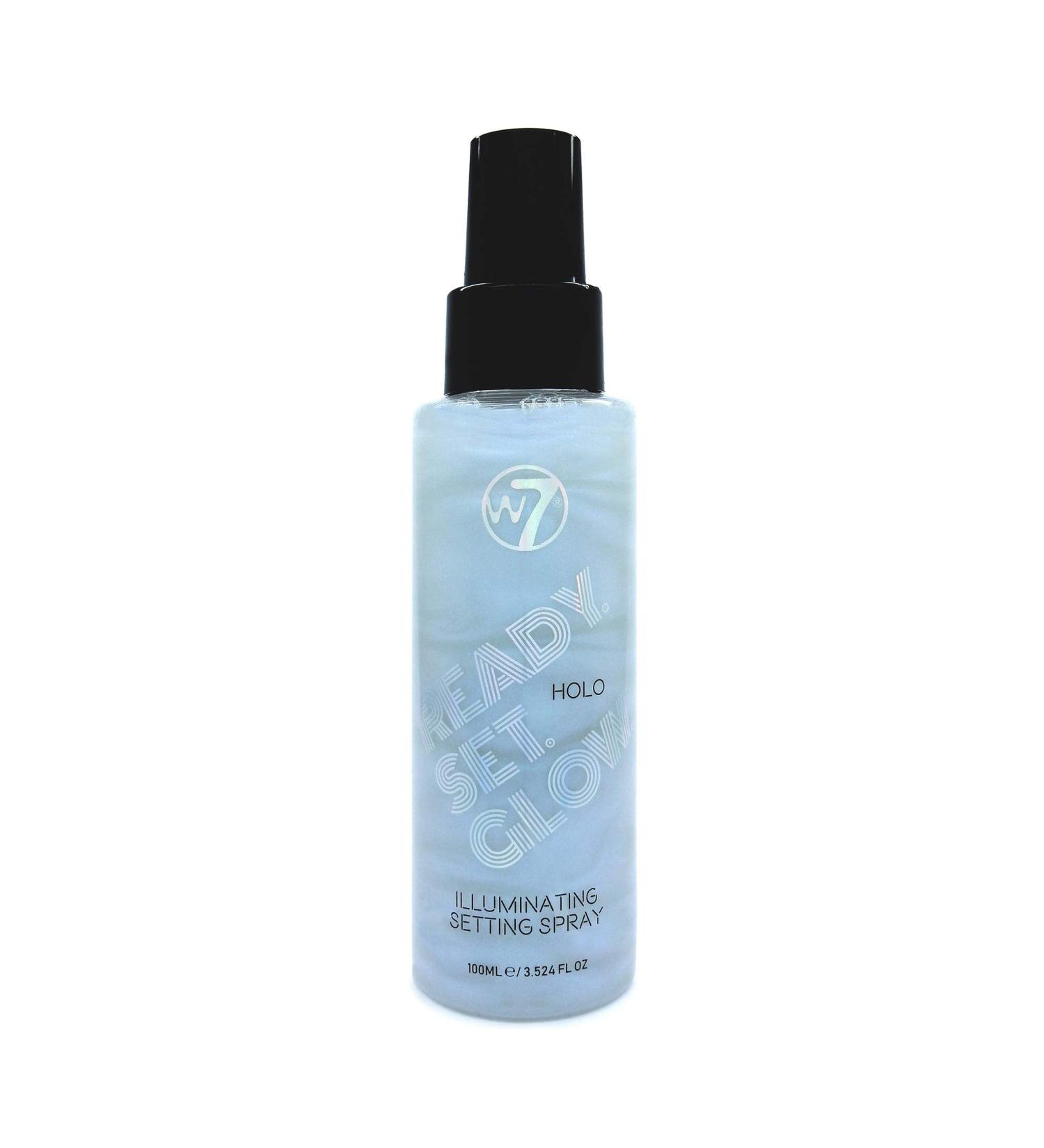 W7 Ready Set Glow Makeup Setting Spray - Shimmer Finish Long-Lasting & Ultra-Fine Formula for Radiant Skin - Buy Online Internationally - Buy Online on GoSupps.com