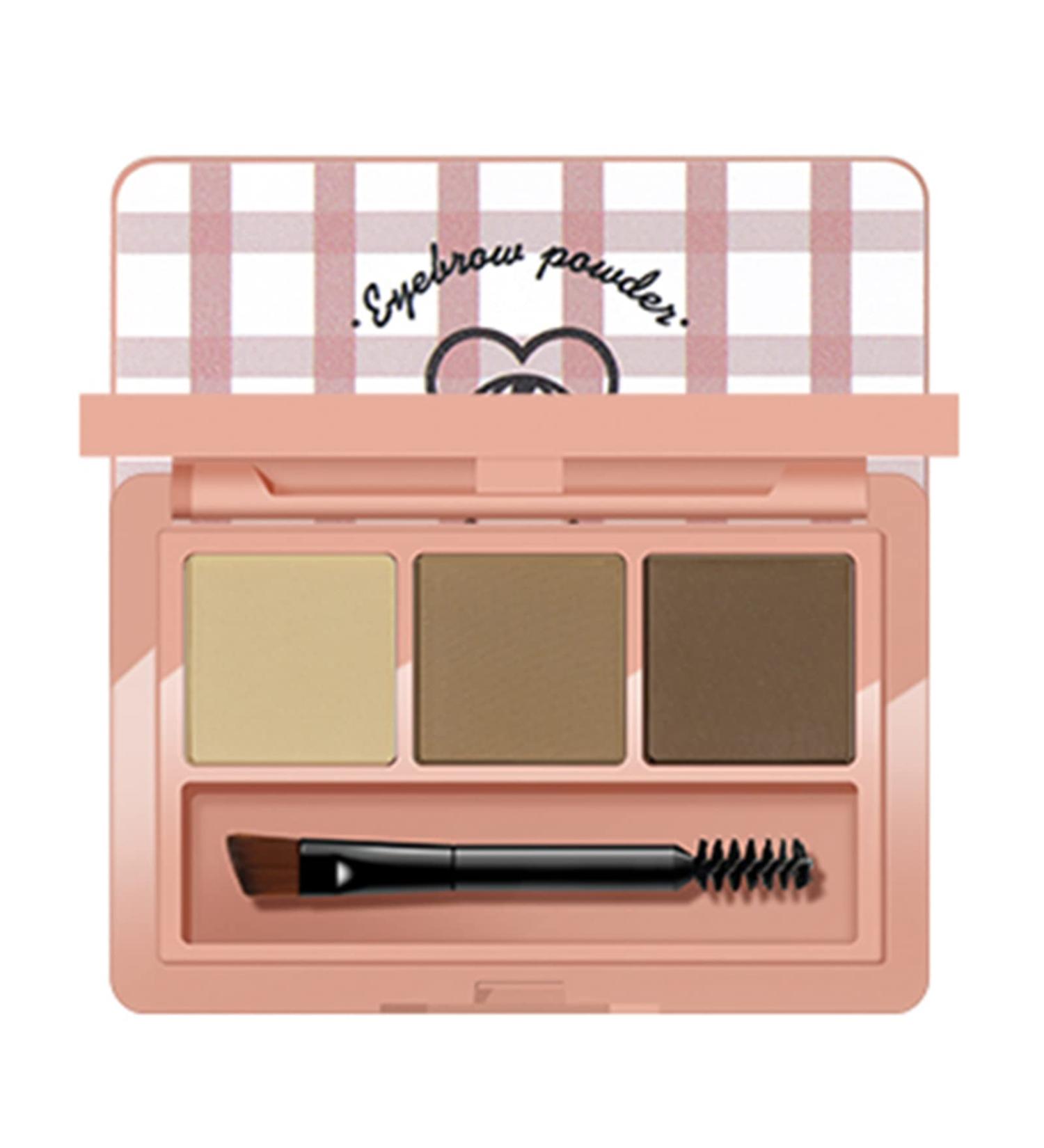 Eyebrow Powder XIXIAN 6g Three-color Eyebrow Powder Shaping Down Fogbrow Powder Natural Three-dimensional Waterproof Long-lasting Shaping Eyebrow 01 Beige brown - Buy Online on GoSupps.com