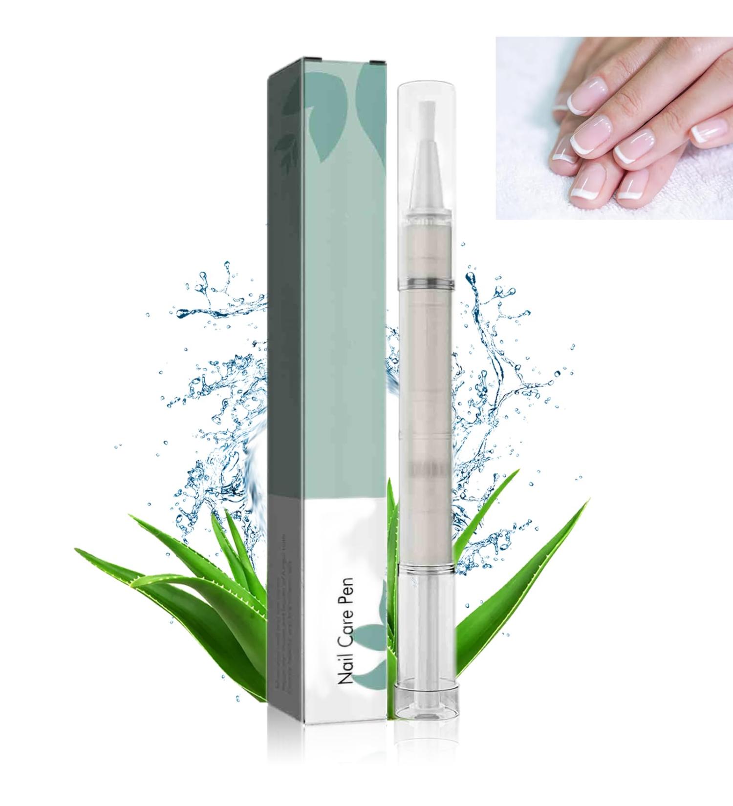 Nail Care Pen for Fungus - Aloe Vera Tea Tree Oil & Vitamin E | Nourish Fingernails & Toenails | International Shipping - Buy Online on GoSupps.com