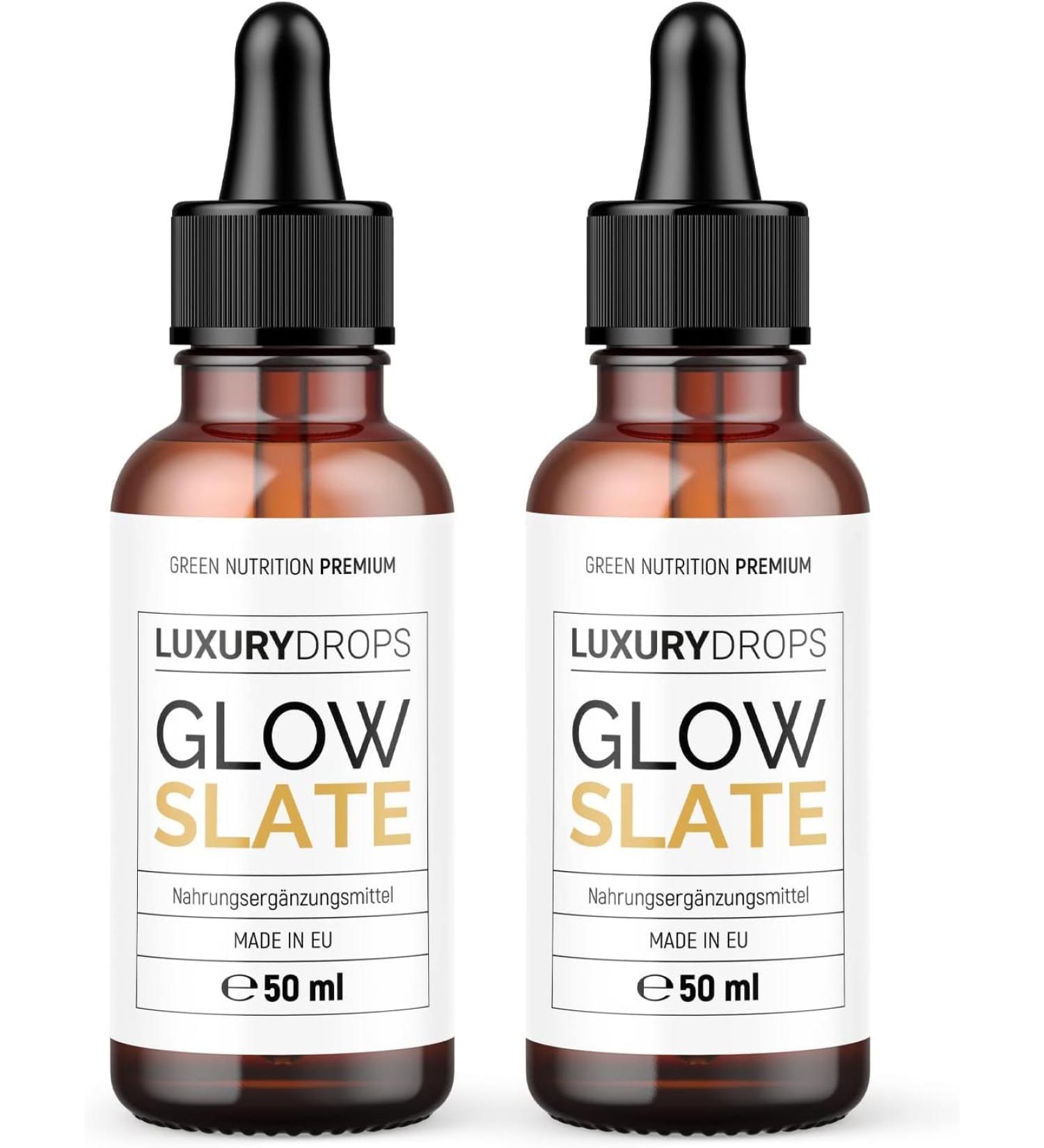 Glow Slate - Clean Slate Drops - 50 ml | Gluten-free & lactose-free - 2 bottles