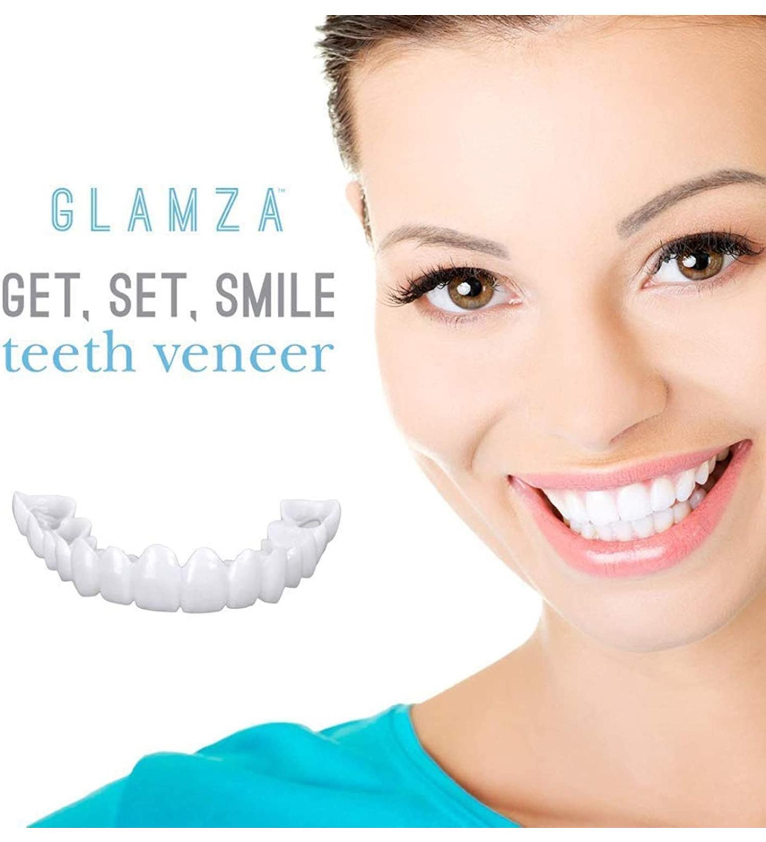 Giural 2 PCs Temporary Teeth - Cling to a Perfect Smile for Men & Women | Fix Broken & Missing Teeth - Buy Online on GoSupps.com