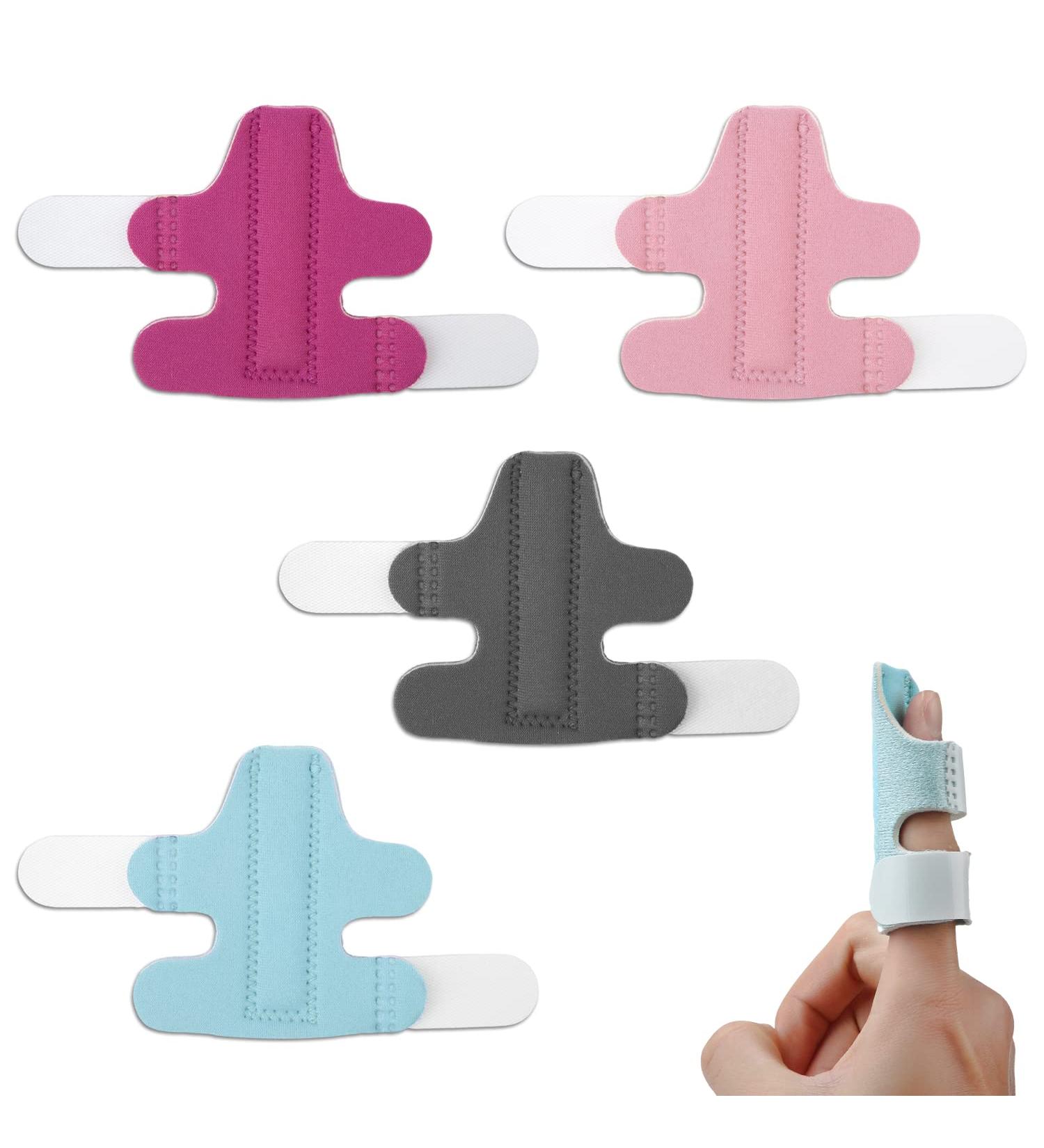 SAVITA 4pcs Finger Splints - Finger Straightener & Stabilizer Brace for Trigger Broken & Strained Fingers - Available in 4 Colors - Buy Now - Buy Online on GoSupps.com