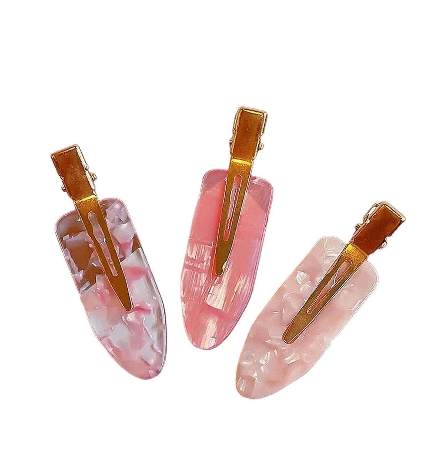 New 2025 2/3/ Cs Seamless Hair Side Clips Makeup Hair Edge Clip Women New For Fashion Styling Barrette Sweet Cute Bangs Headdress Hair Style Tools Jewelry Fashion Accessories Creative Gift - Buy Online on GoSupps.com