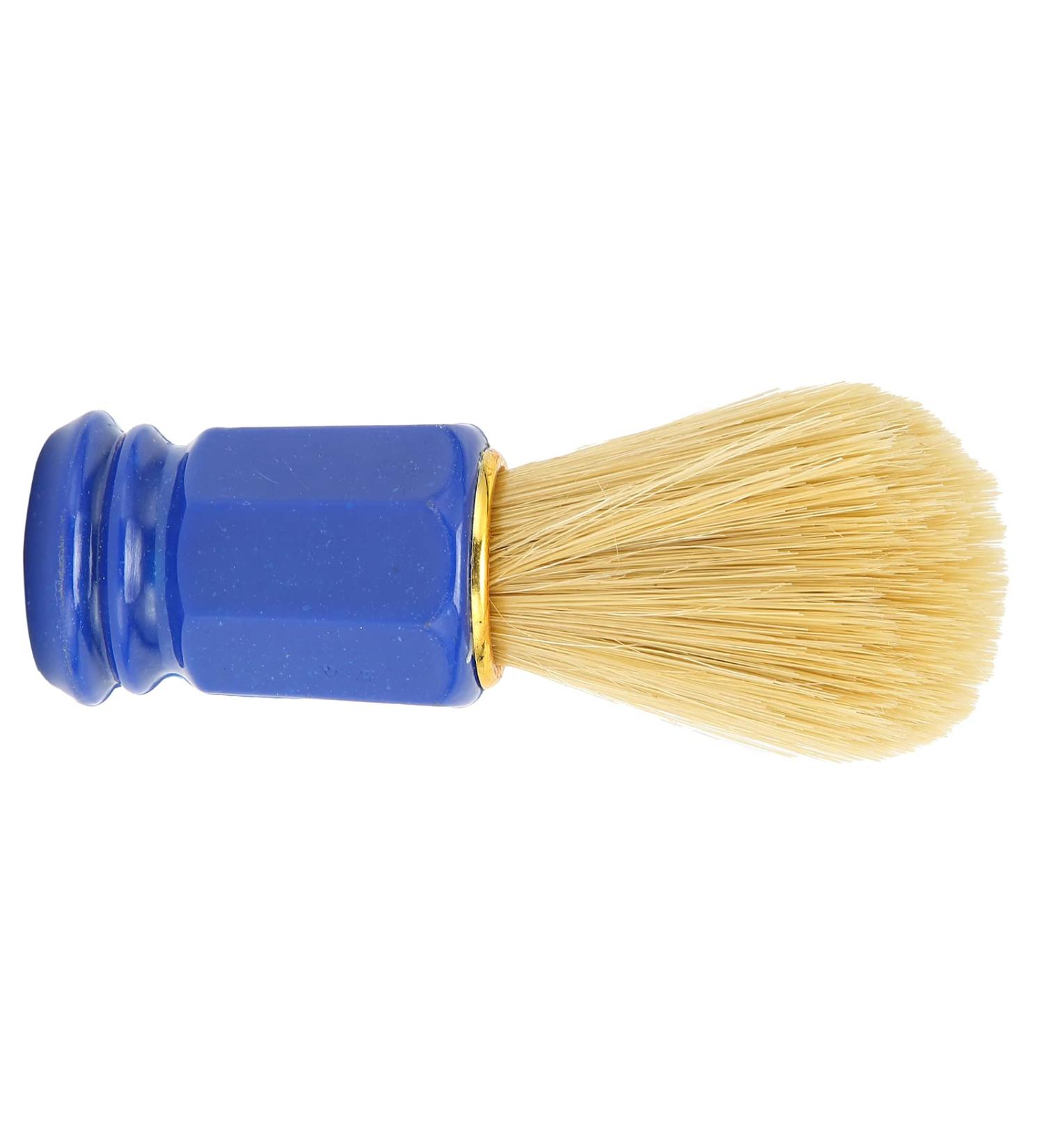 Premium Blue Shaving Brush for Men - Home Barber Styling Tool | Perfect for Shaving & Hair Removal - Buy Online on GoSupps.com