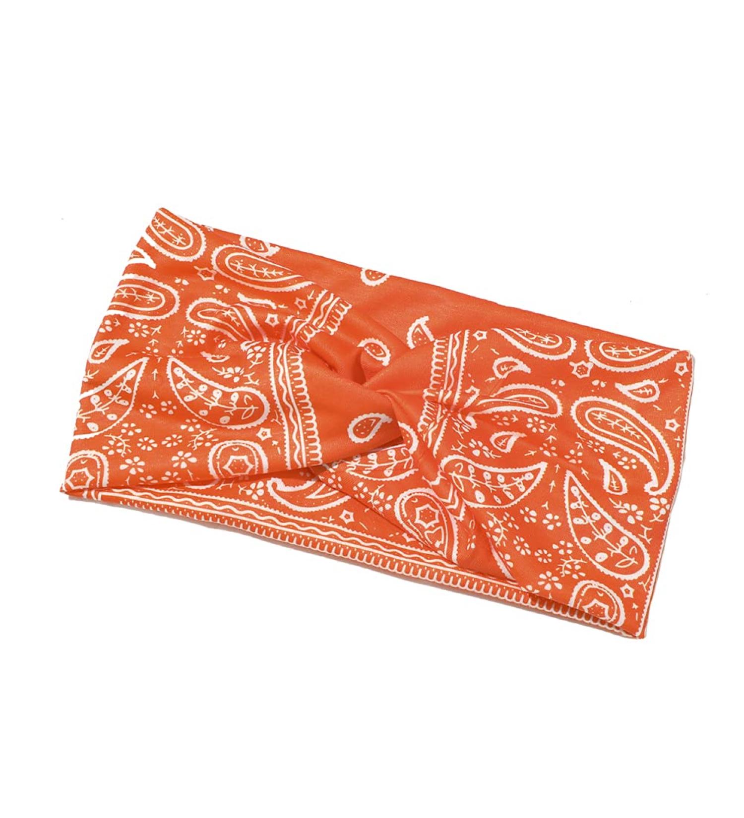 Mengloo Women s Wide Knot Printed Elastic Yoga Hairband - Stylish Sports Turban Twist Headband for Girls - International Shipping Available - Buy Online on GoSupps.com