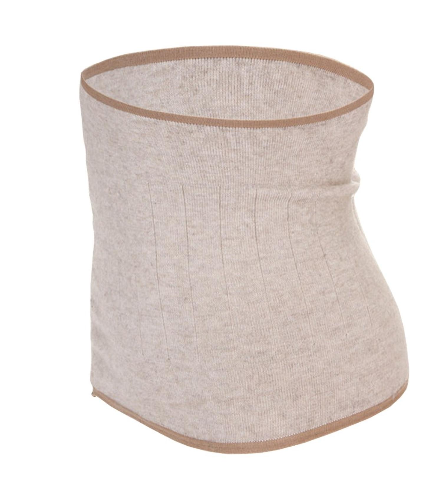 Thermal Therapy Knit Kidney Warmer Brace - Waist & Back Support Belt for Pain Relief & Postpartum Recovery - Khaki, Size M (57-90CM) - Buy Online on GoSupps.com