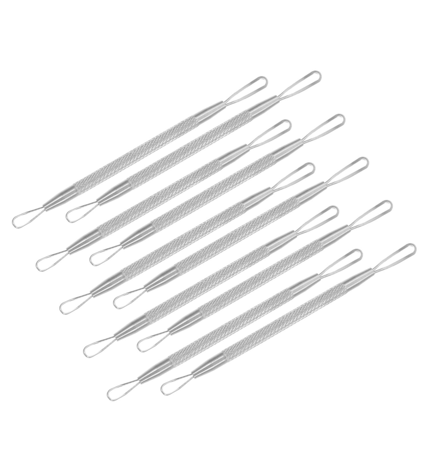 MAGICLULU 7pcs Double-headed Extrusion Ring Pimple Needles Cleaning Kits Pimple Removers Double-headed Beauty Tools Blackhead Removers Comedone Extractors Pimple Tool - Buy Online on GoSupps.com