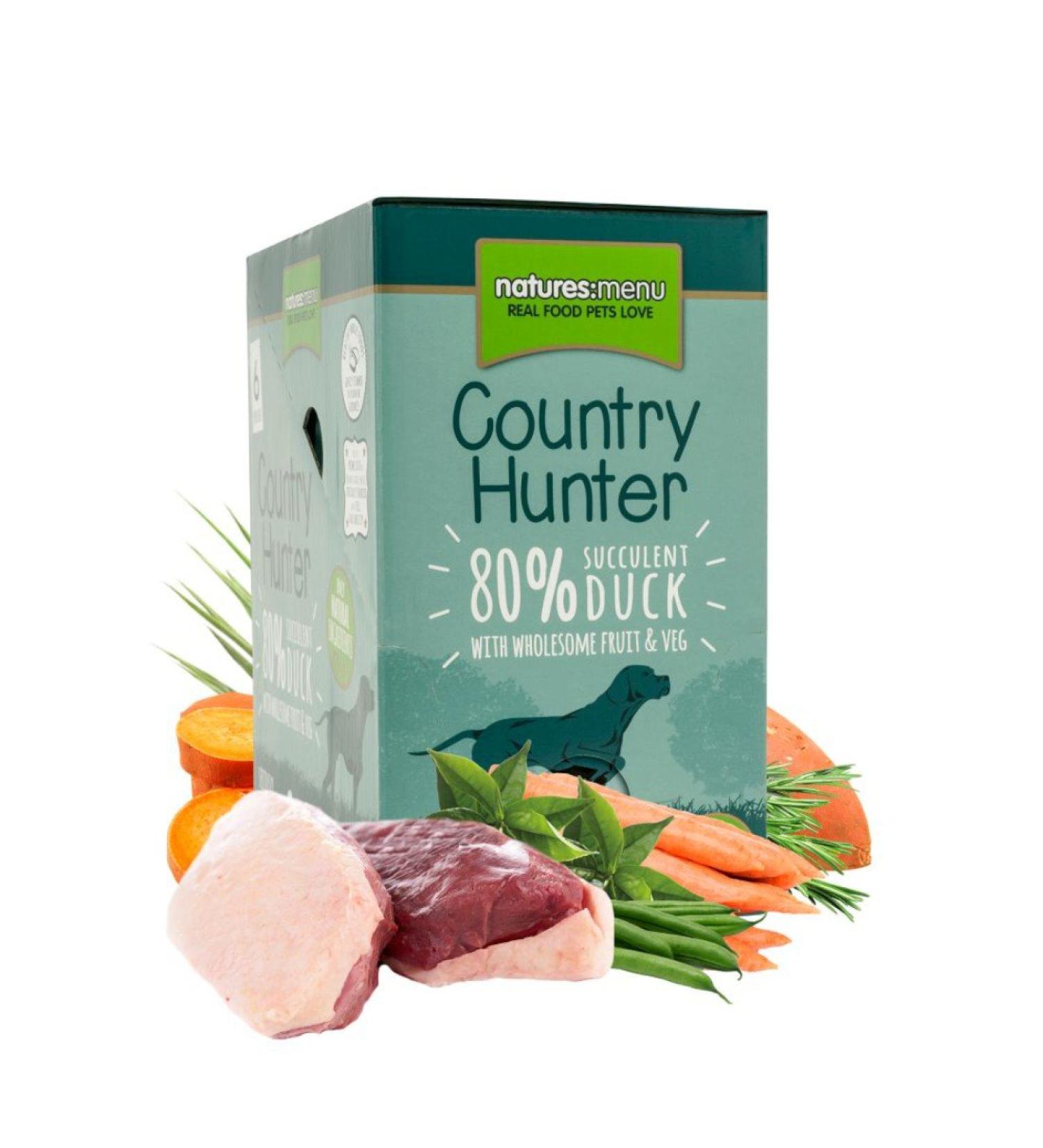 Country Hunter Dog Adult Pouch Duck 6x150g (Pack of 3)