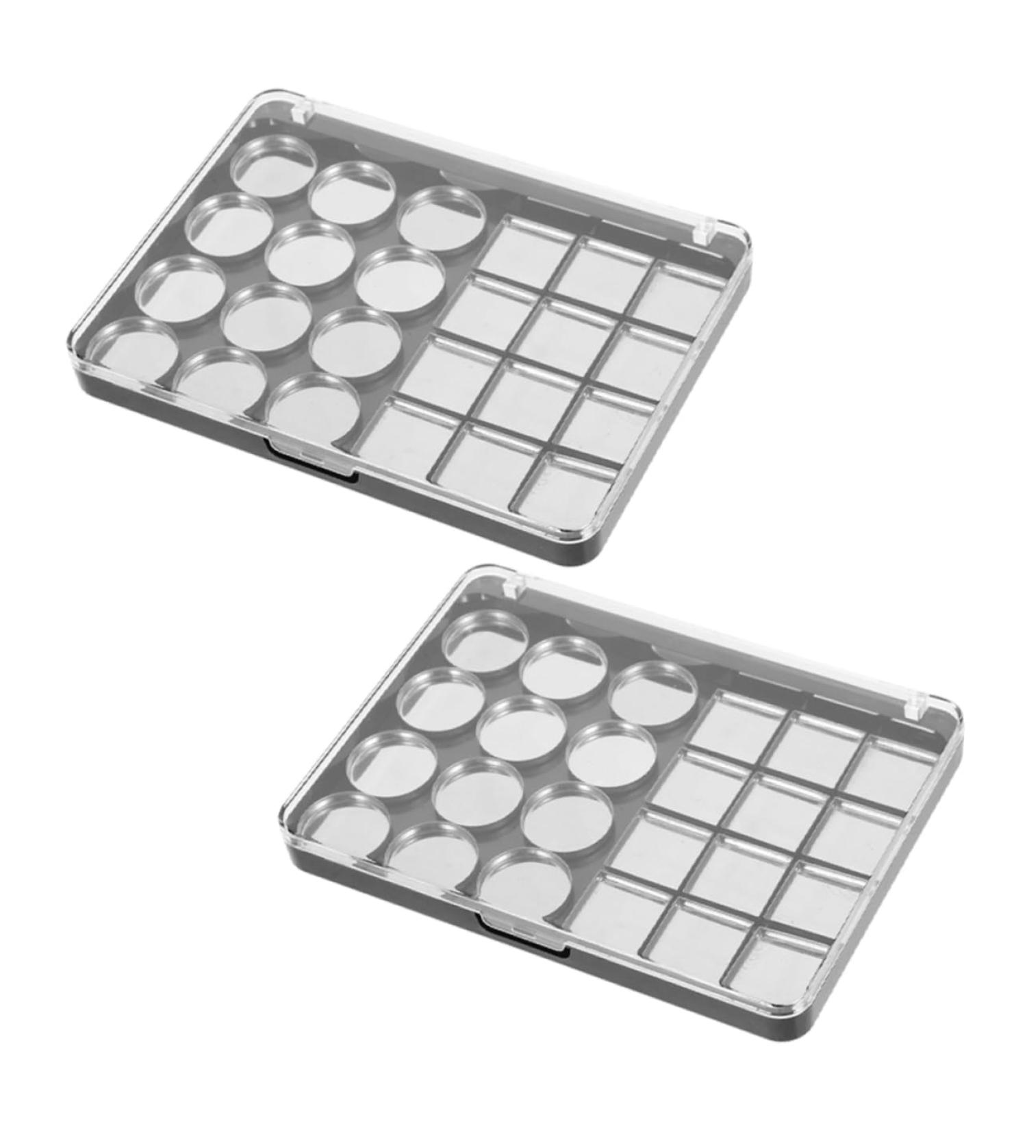 2 Pi ces palette de fards paupi res magn tiques palette d'ombres paupi res le fard paupi res de s paupi res vide porte- paupi res comme - Buy Online on GoSupps.com