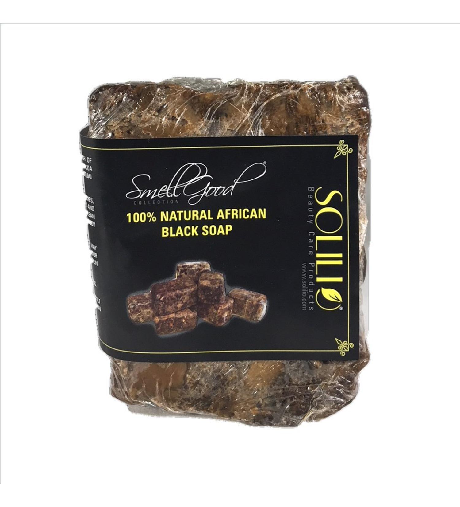 Raw African Black Soap from Ghana - 10lb | Premium Natural Skincare - Shop Internationally - Buy Online on GoSupps.com