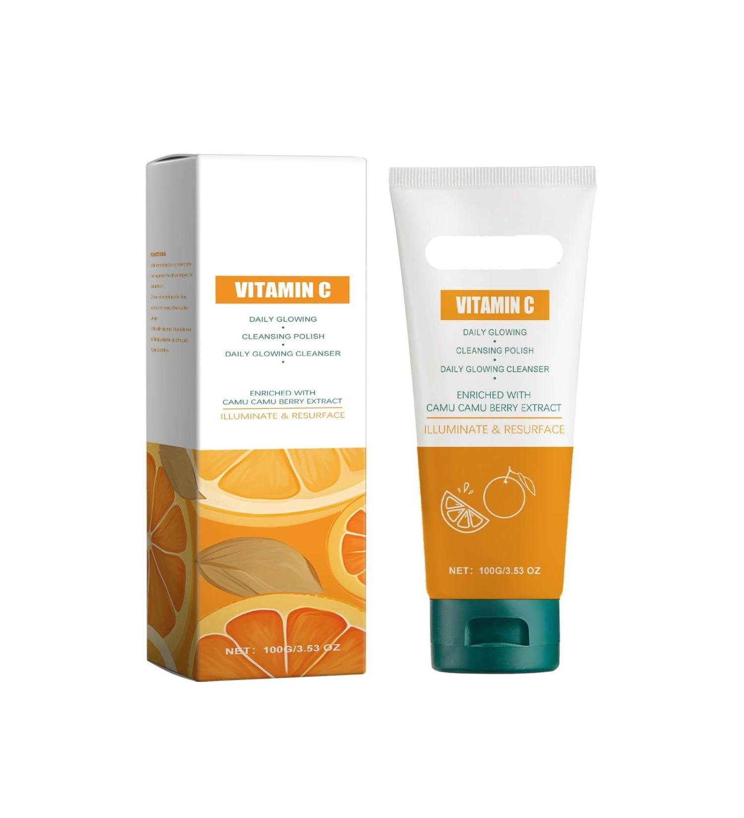 Facial Cleansing Cream - Deep Cleansing Skin Brightening Hydrating & Nourishing Face Wash For All Skin Types(1PCS) 1 Count (Pack of 1) - Buy Online on GoSupps.com