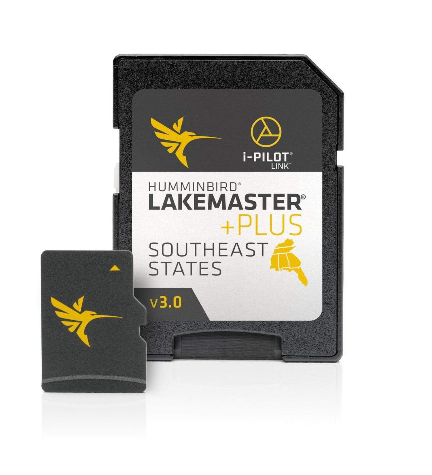 Humminbird 600023-7 LakeMaster Southeast States PLUS V3 Digital GPS Maps Micro Card