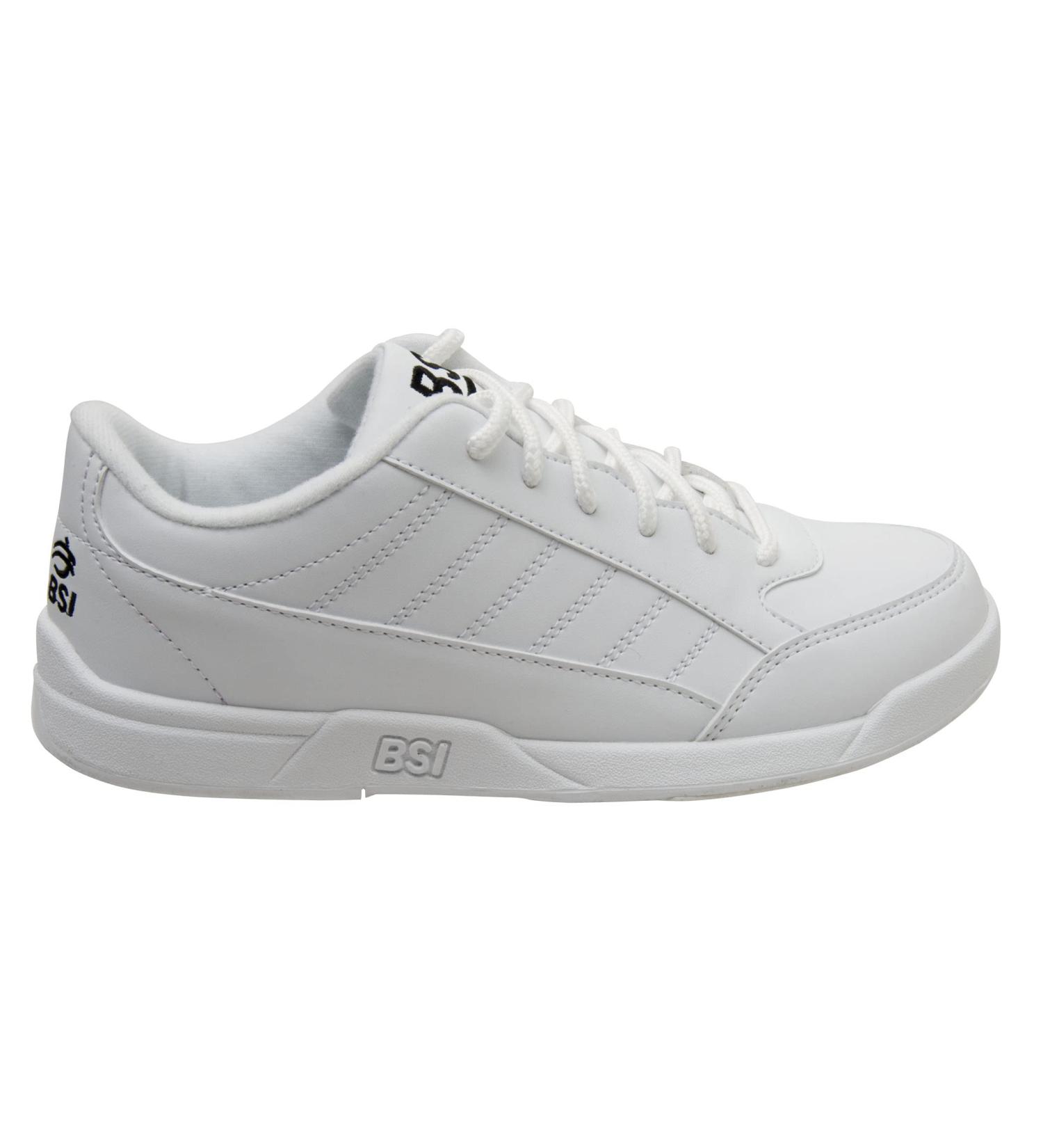 BSI Boy's White Bowling Shoes - High-Quality Footwear for Young Bowlers - Buy Online on GoSupps.com