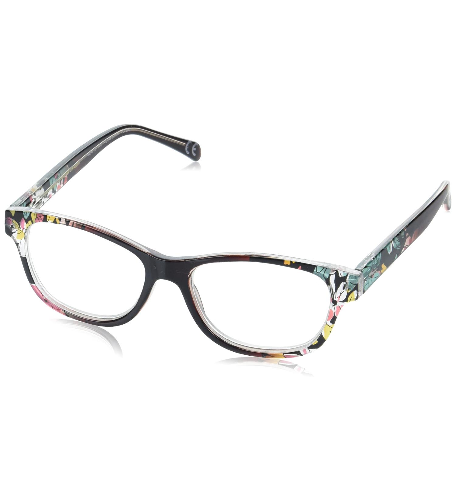 Sofia Vergara x Foster Grant Women's Linda Square Reading Glasses - Crystal Berry Floral - Buy Online on GoSupps.com
