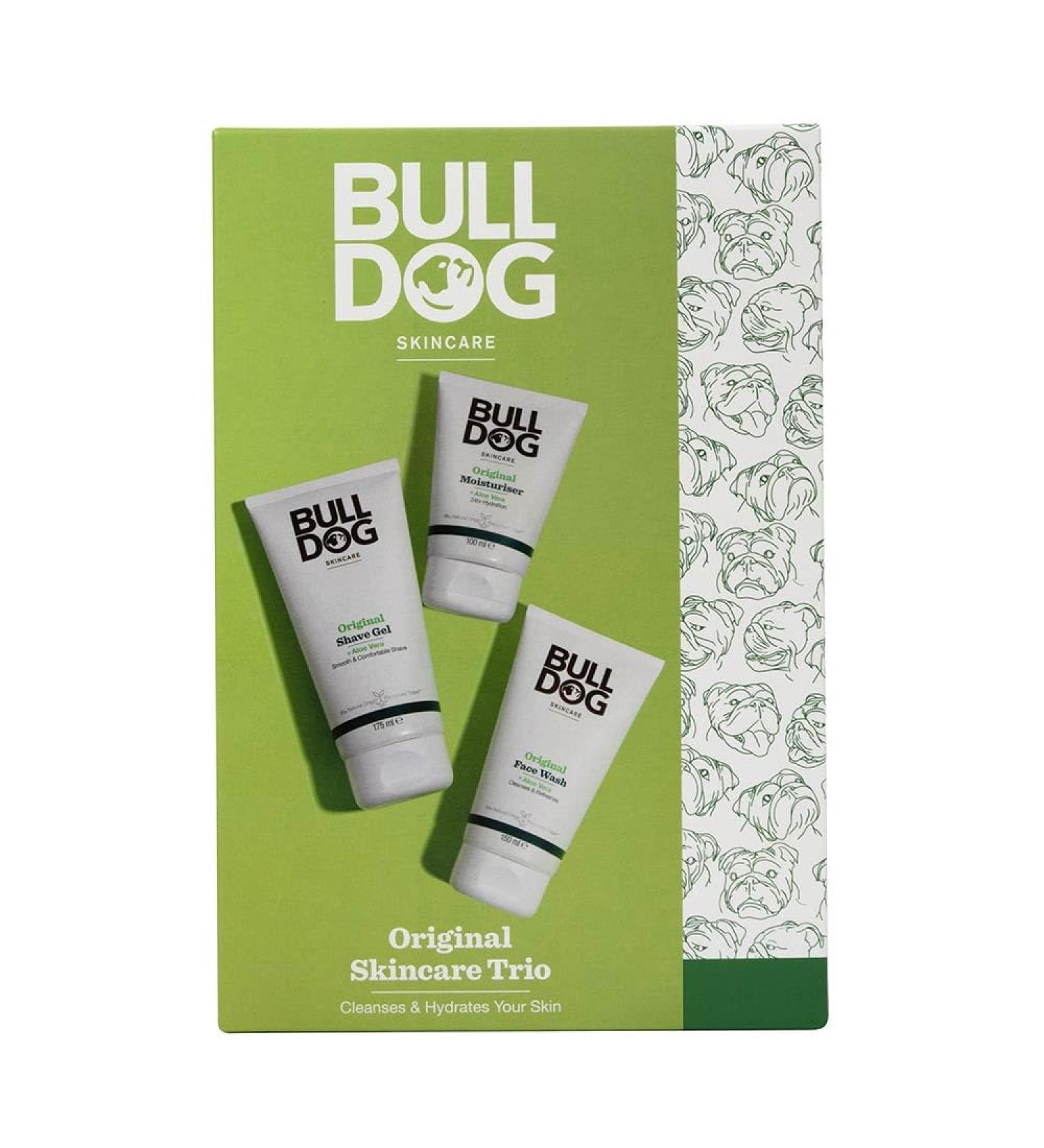 BULLDOG Skincare Original Trio Gift Set for Men - All Day Hydration Kit | Shave Trio - Buy Online on GoSupps.com