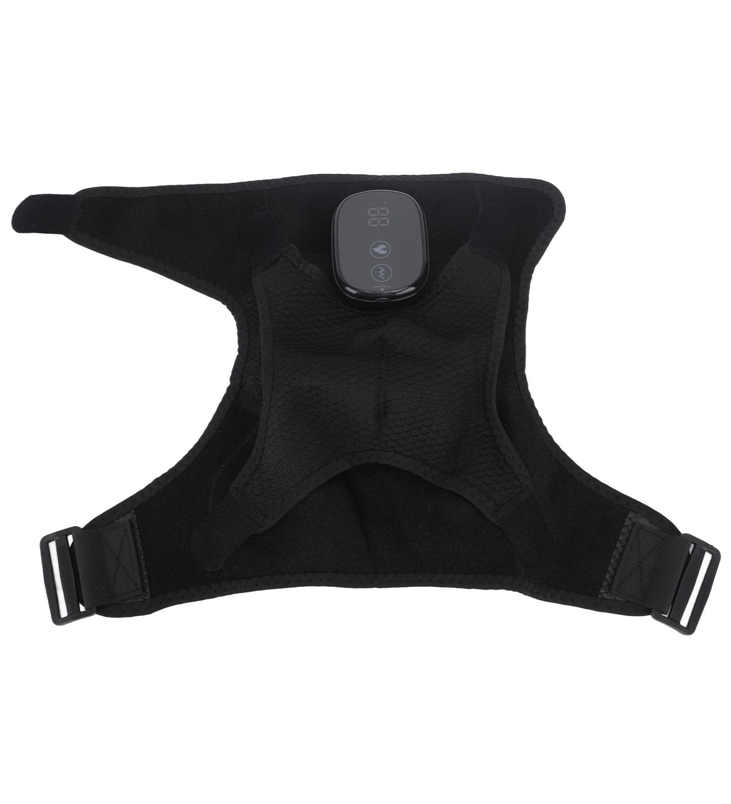 Electrically Heated Shoulder Wrap with 3-Course Massage | Pain Relief & Wide Heat Coverage | Universal Use for Men & Women - Buy Online on GoSupps.com