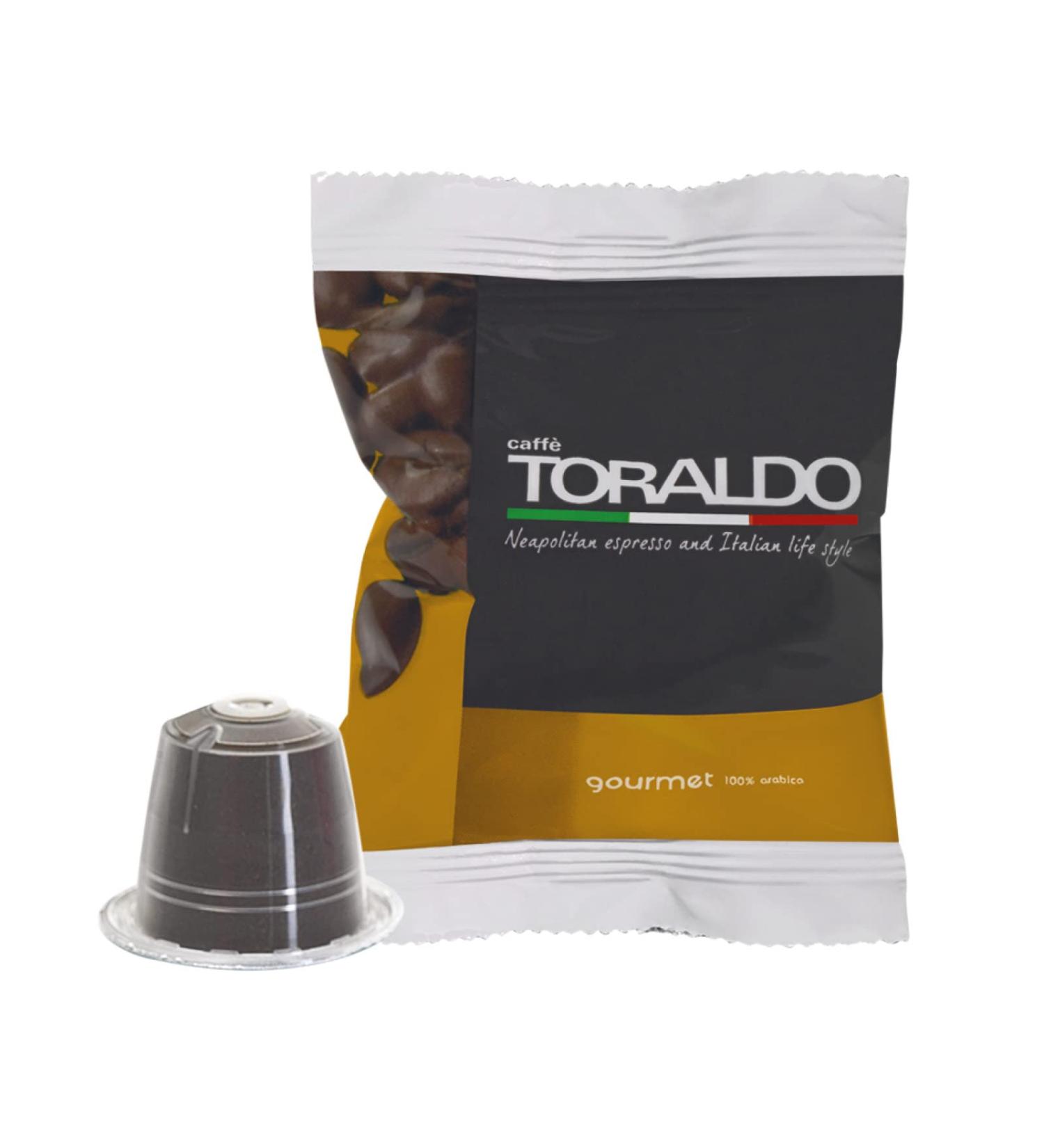 Caff Toraldo Gourmet Capsules compatible with 'Nespresso' 100 Capsules