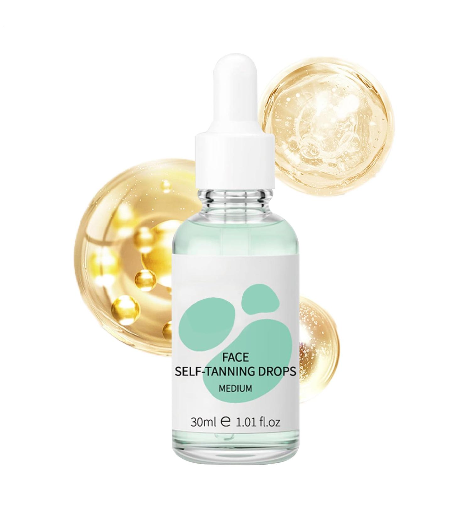 Drinkable tanning drops color correcting selftanning lotion 30 ml quickly absorbed tanner for skin care on the go and at home - Buy Online on GoSupps.com