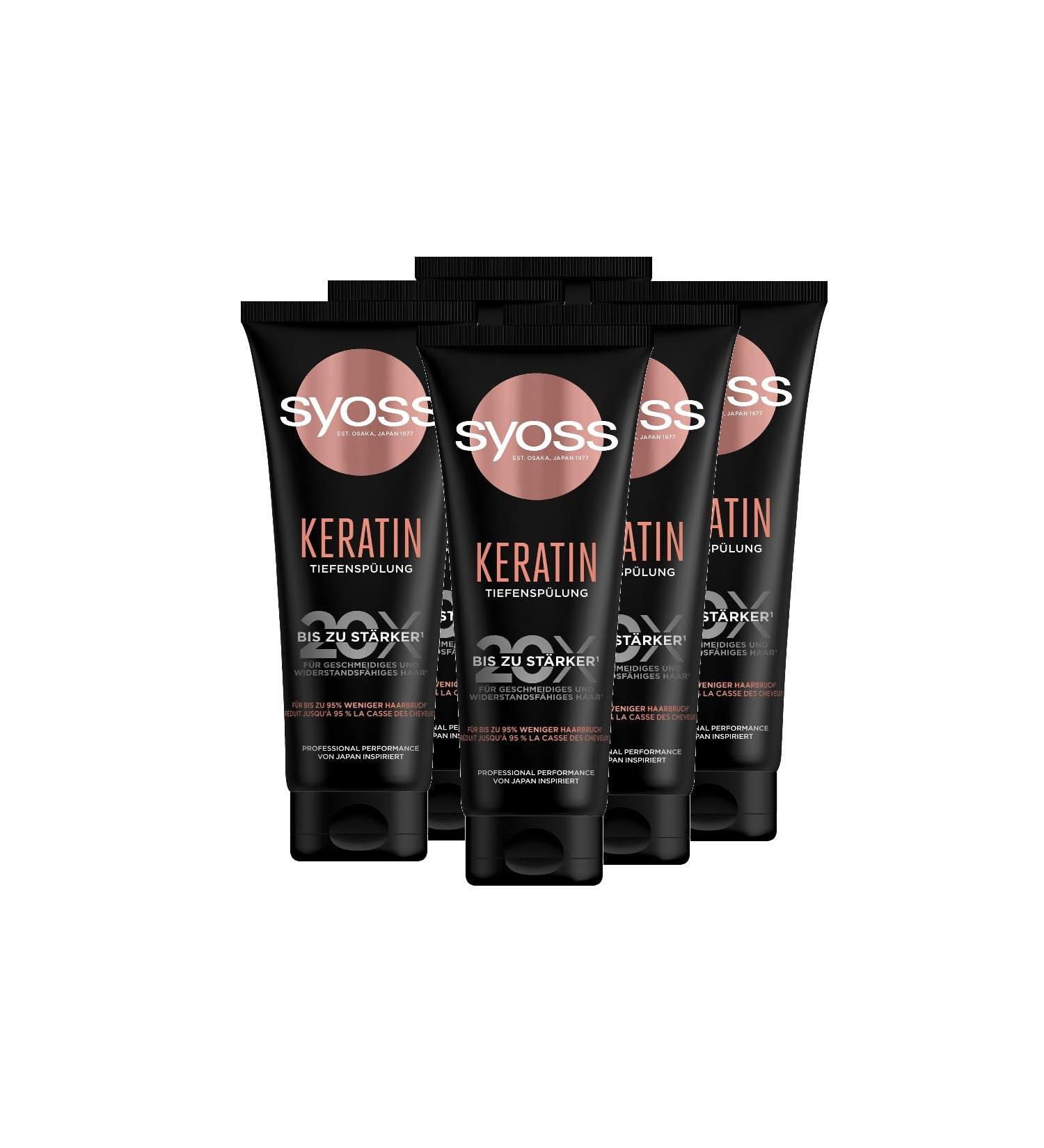 Buy SYOSS Deep Conditioner with Keratin - Pack of 6 (250 ML Each) | International Shipping Available - Buy Online on GoSupps.com