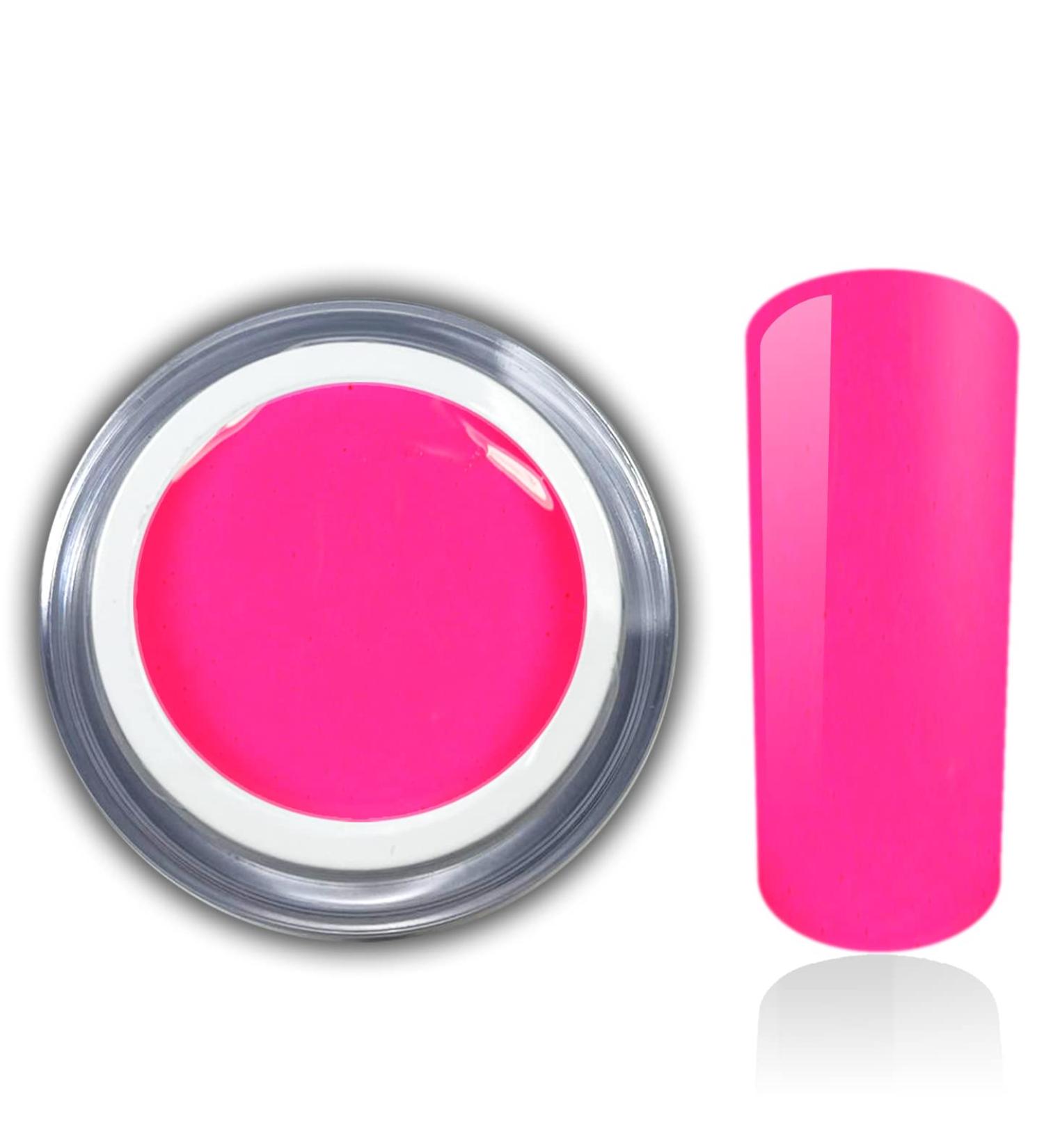 Buy Neon Pink Gel Nail Polish | UV LED Nail Art - RM Beautynails 5ml | International Shipping - Buy Online on GoSupps.com
