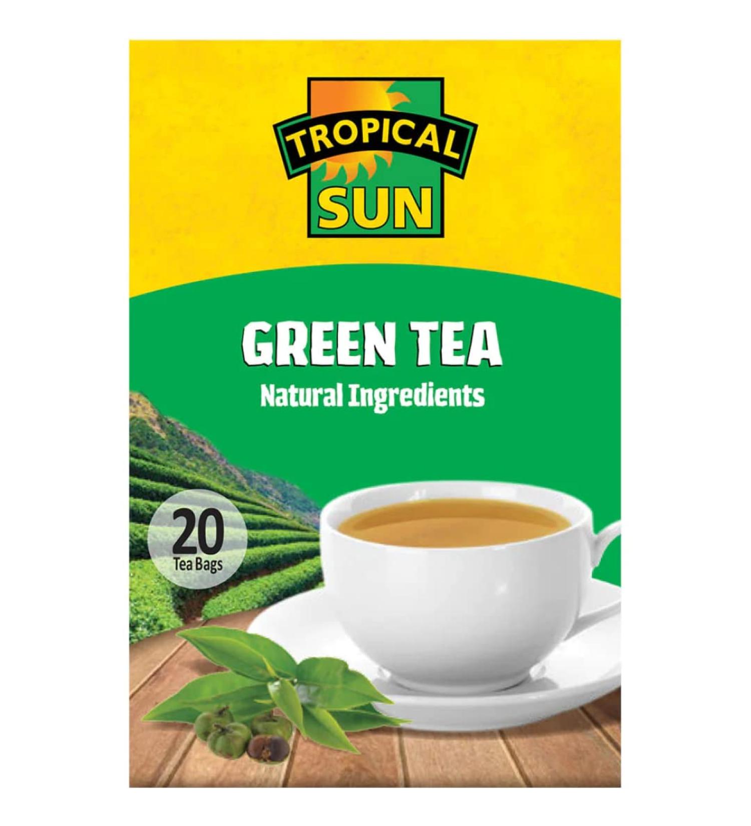 2 x Tropical Sun Green Tea 6 x 40g