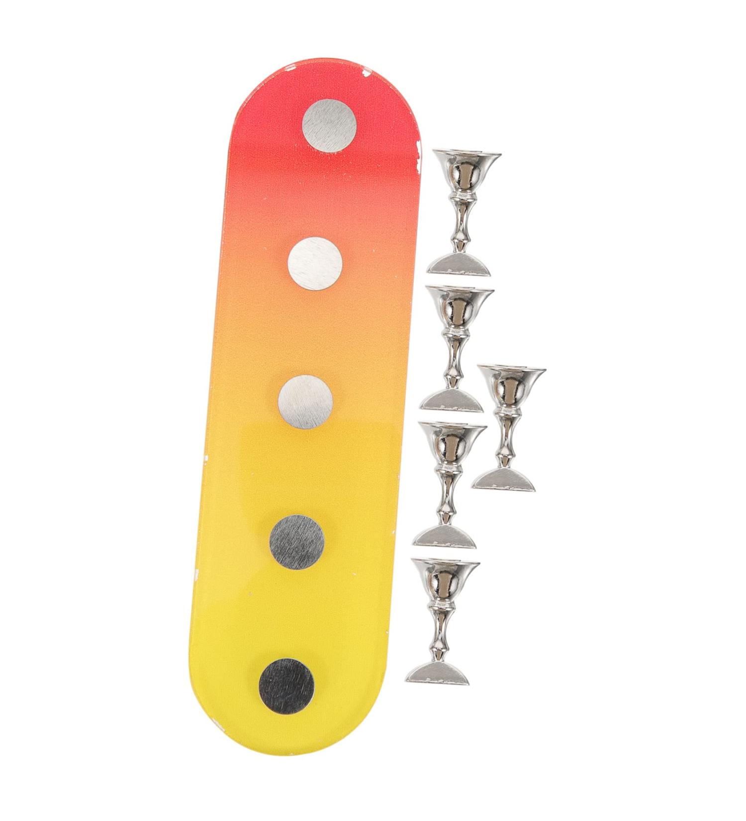 Ipetboom 1 Set Nail Practice Holder Convenient Nail Stands Magnetic Nail Tips Practice Holder Beauty Nail Display Nail Art Nails Beauty Nail Racks Plastic and Silver Nail Painting 12.8x3.7cm As Shown - Buy Online on GoSupps.com