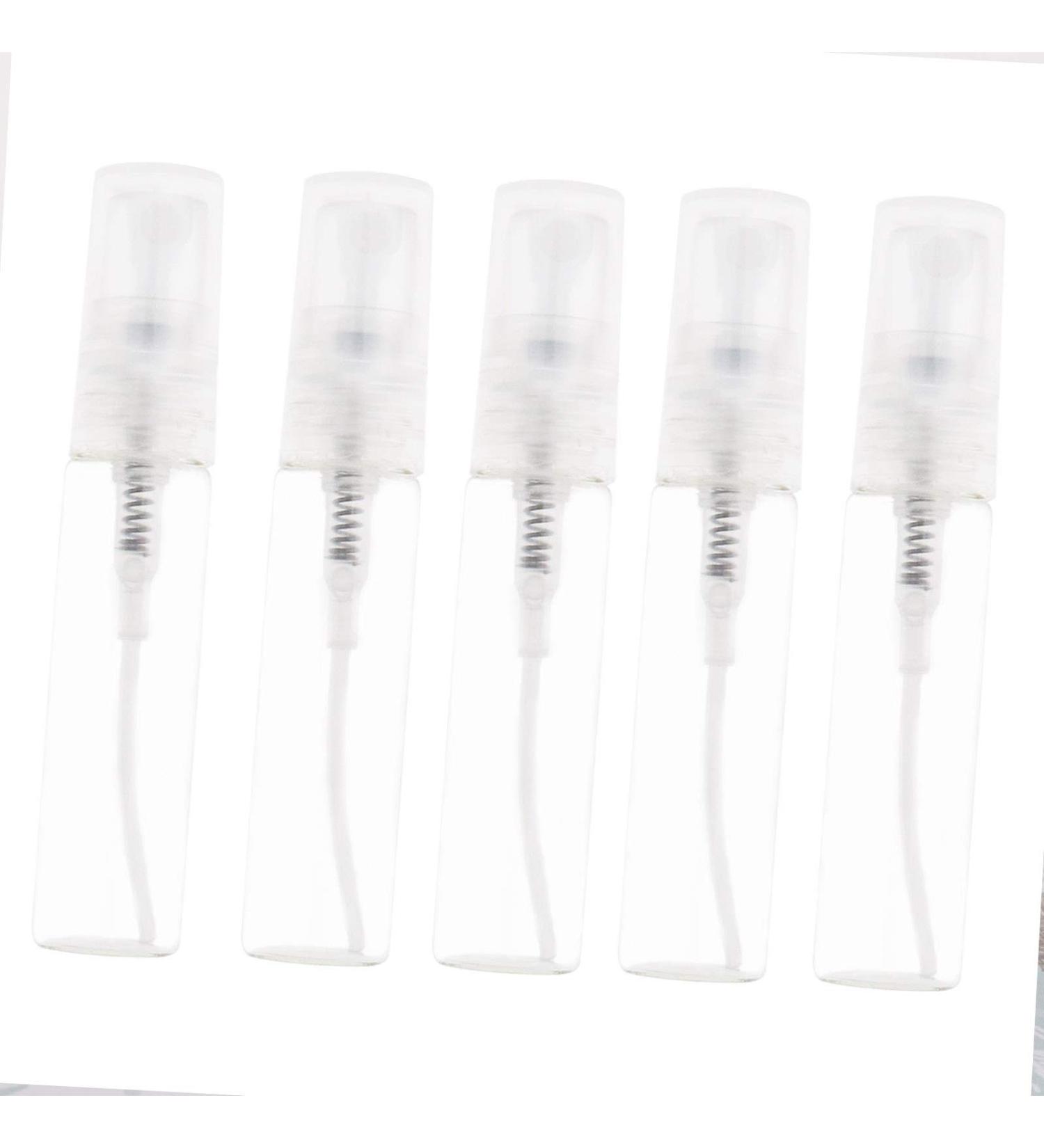 D2D 5x 5ML Atomizer Transparent Glass Perfume Atomizer Empty Spray Bottle Glass Bottle for Perfume Dessert Water