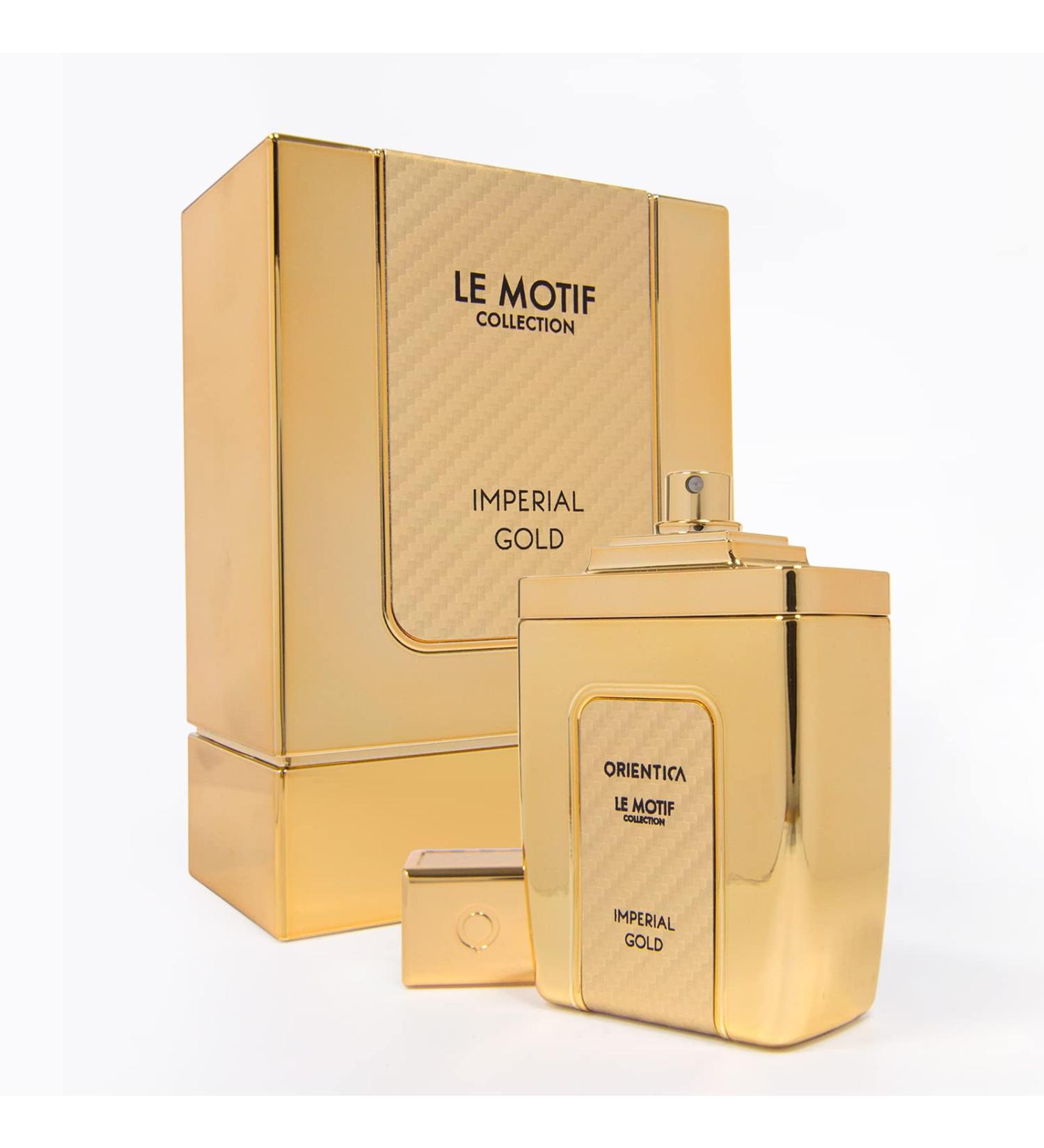 Orientica Le Motif Collection Imperial Gold For Men Eau de Parfum Spray 2.9 Ounce - Buy Online on GoSupps.com