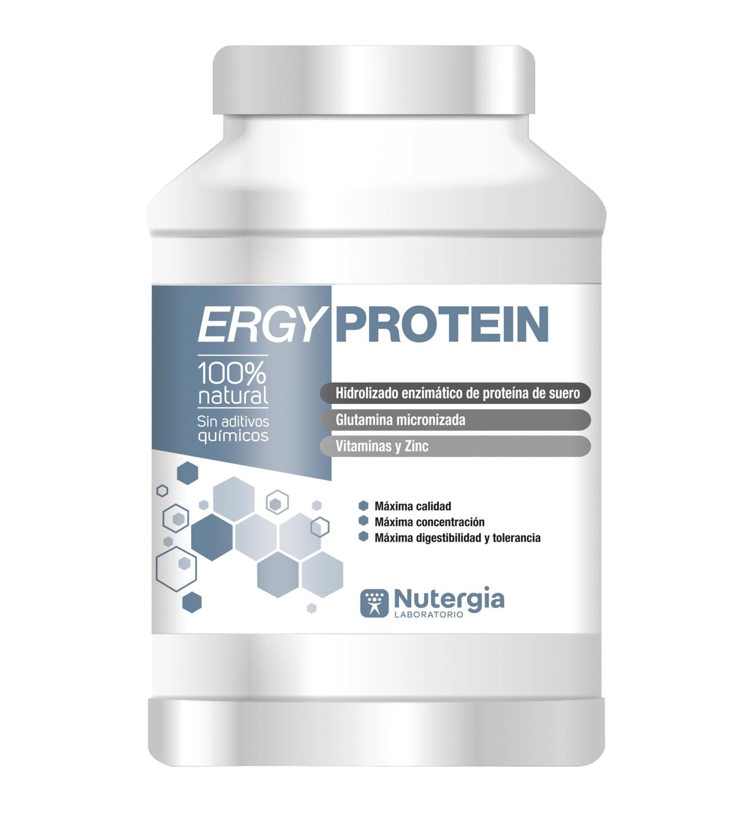 Nutergia ERGYPROTEIN 1 kg, Black, Único