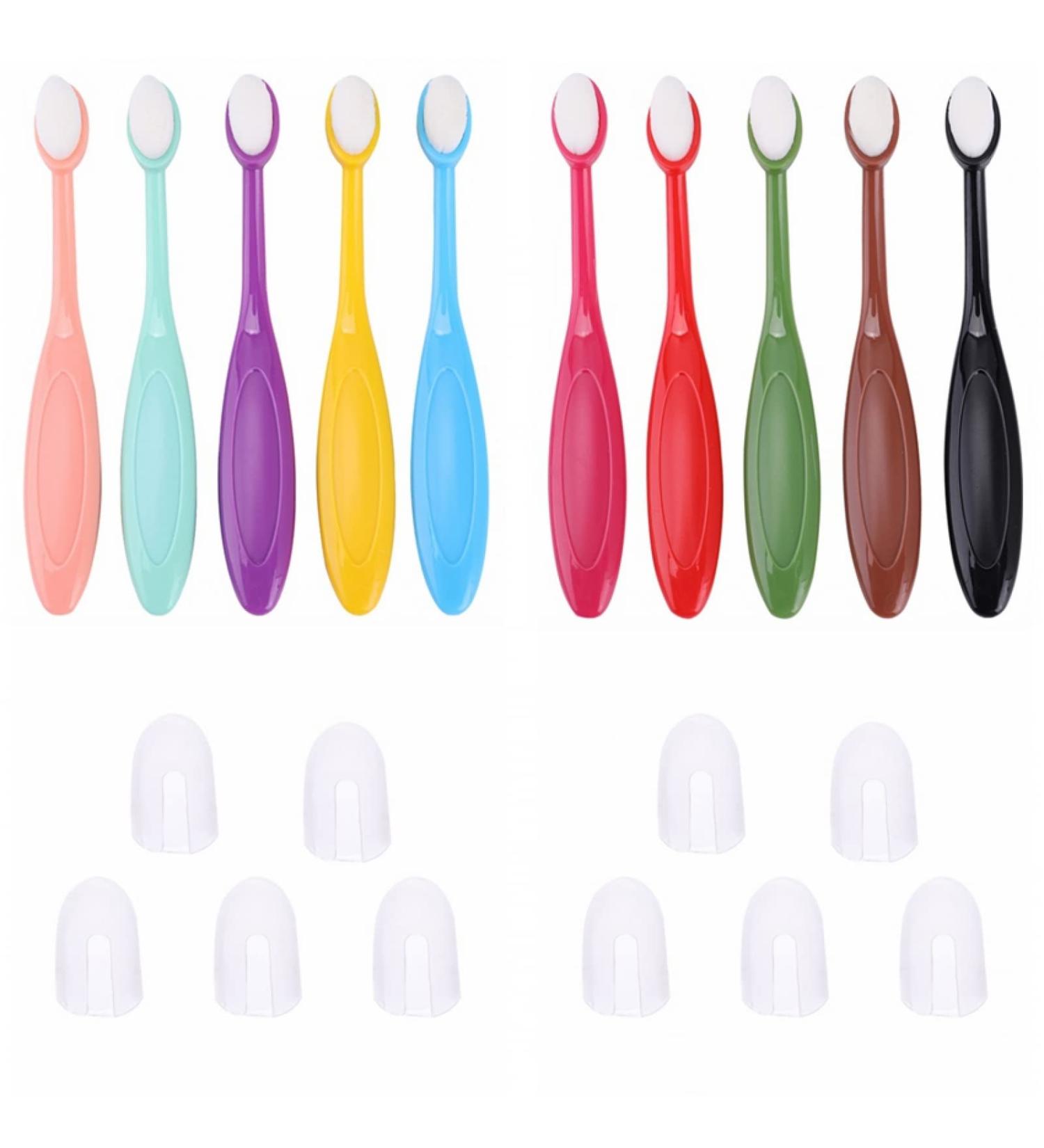 Ink Blending Brush Set - 10 Small Head Soft Brushes for Paper Crafting, Stenciling, and Scrapbooking - Buy Online on GoSupps.com