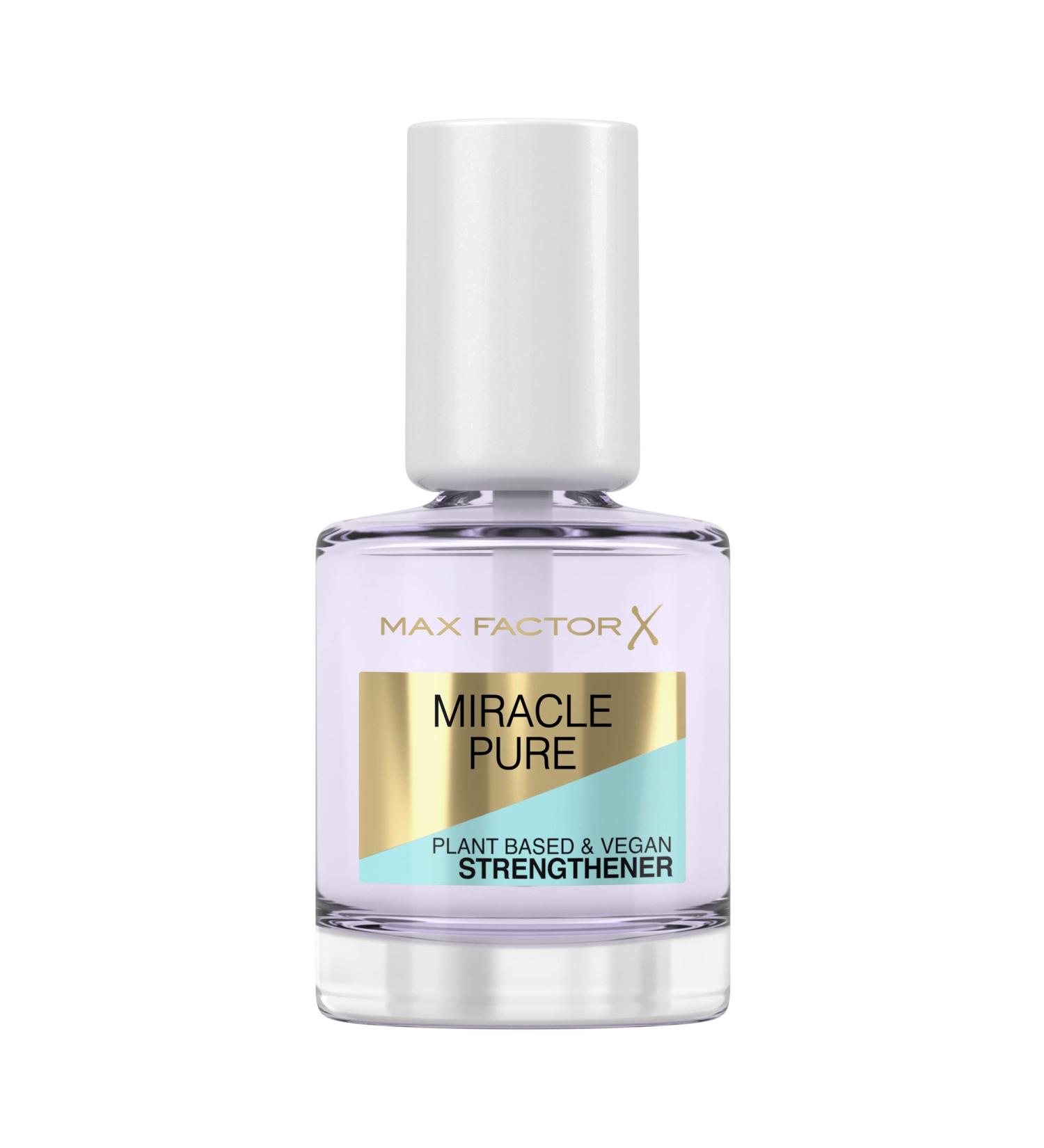 Max Factor Miracle Pure Nail Care Vegan Strengthener 12ml | Nail Growth Treatment - Buy Online on GoSupps.com