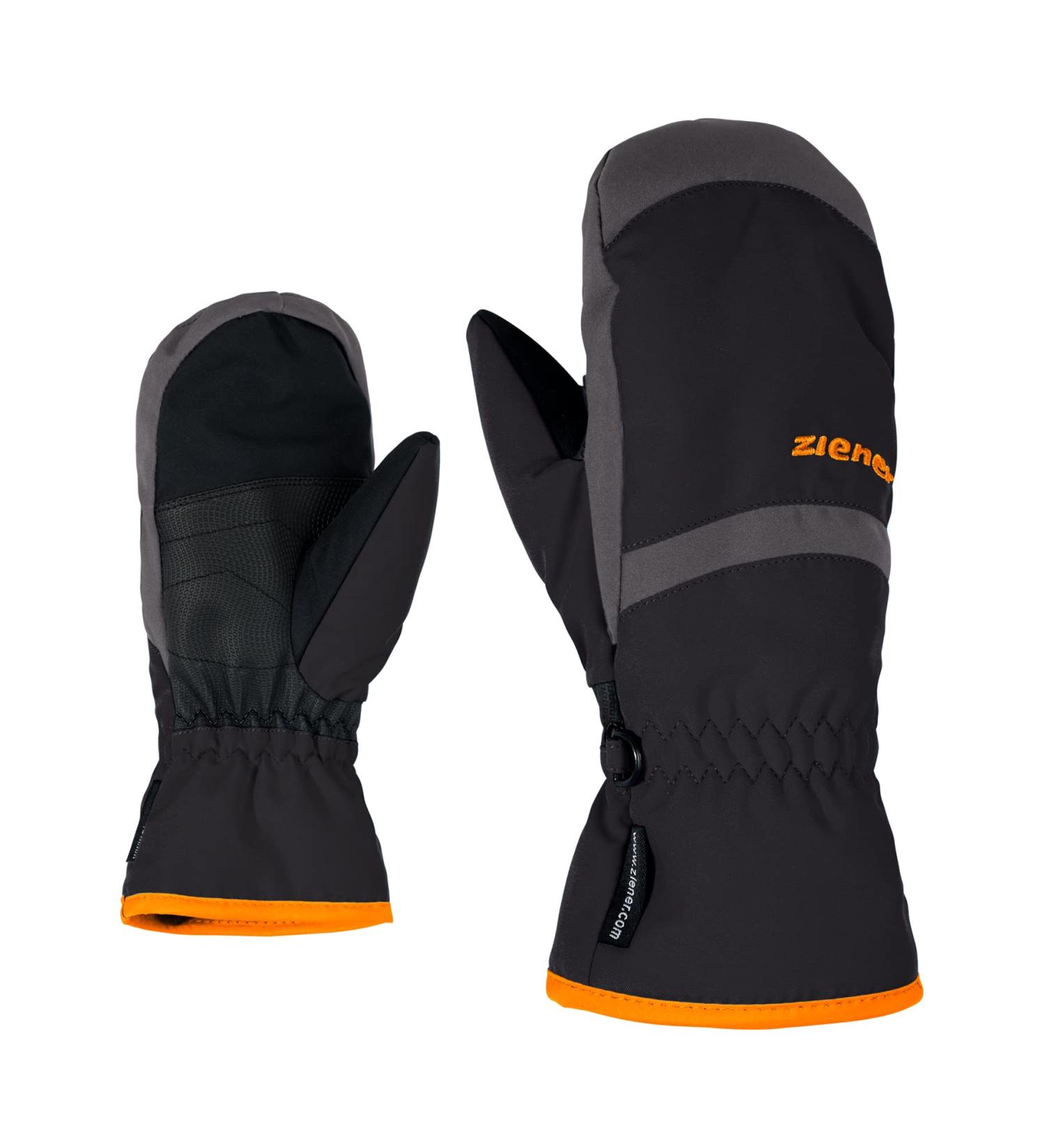 Ziener children's LEJANOS AS ski gloves/winter sports | waterproof breathable 6 black/graphite
