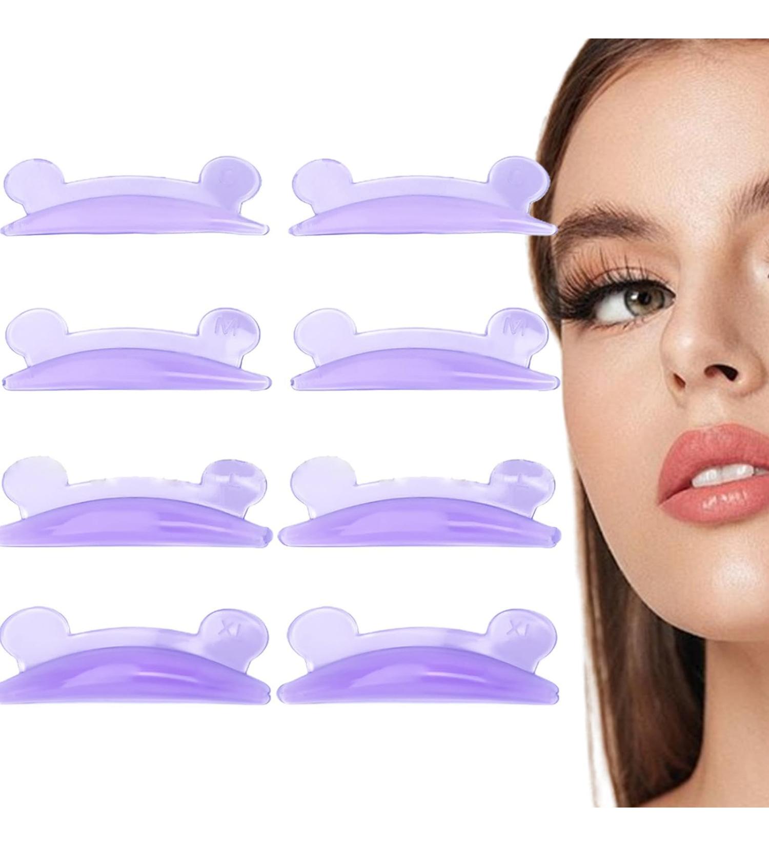Shurzzesj Eyelash Perm Pads | 4 Pairs Silicone Bear Style Eyelash Perming Pads - Soft Silicone Lash Curler Pad Reusable Lash Silicon Pad in 4 Sizes for Eye Lashes Extension - Buy Online on GoSupps.com