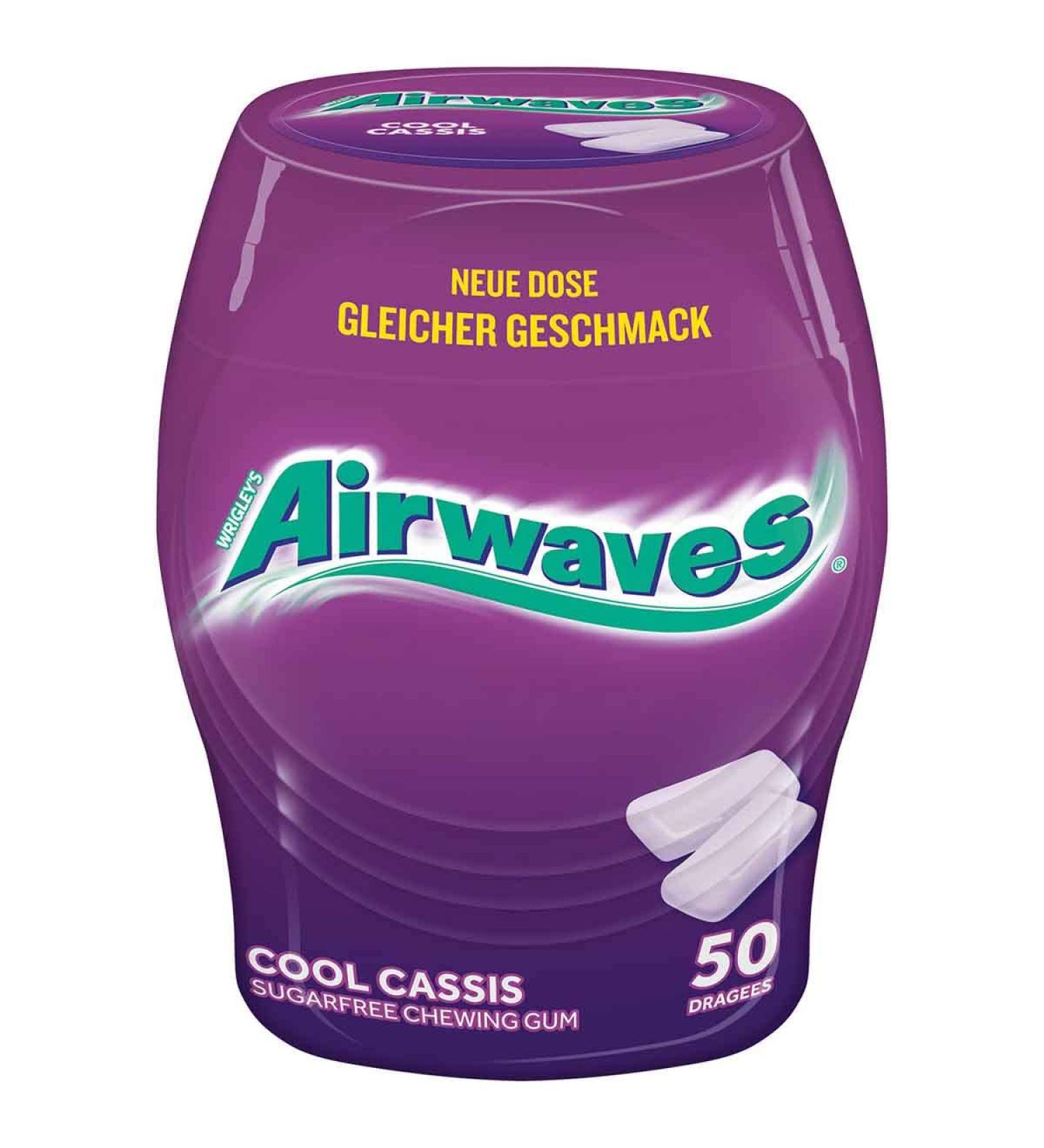 12 cans Wrigley s Airwaves Cool Cassis 50s Original
