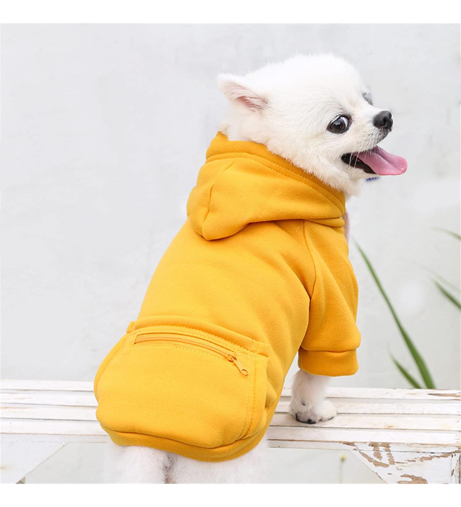 Waterproof Winter Dog Coat | Warm Jacket & Sweater for Puppies | XS Fleece Hoodie for Dogs - Autumn & Winter Pet Clothing - Buy Online on GoSupps.com