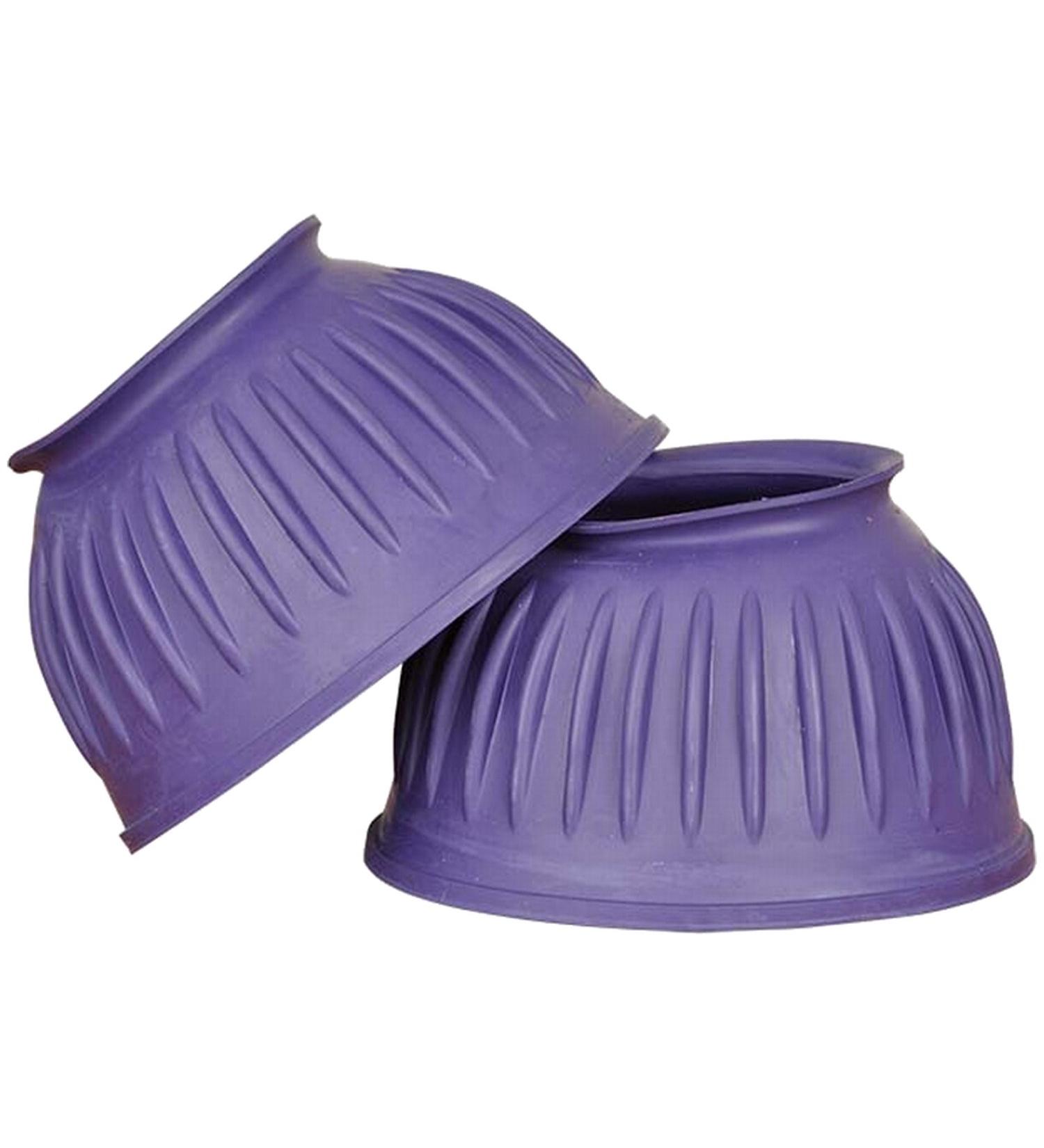 TdeT Rubber hoof protectors closed purple M
