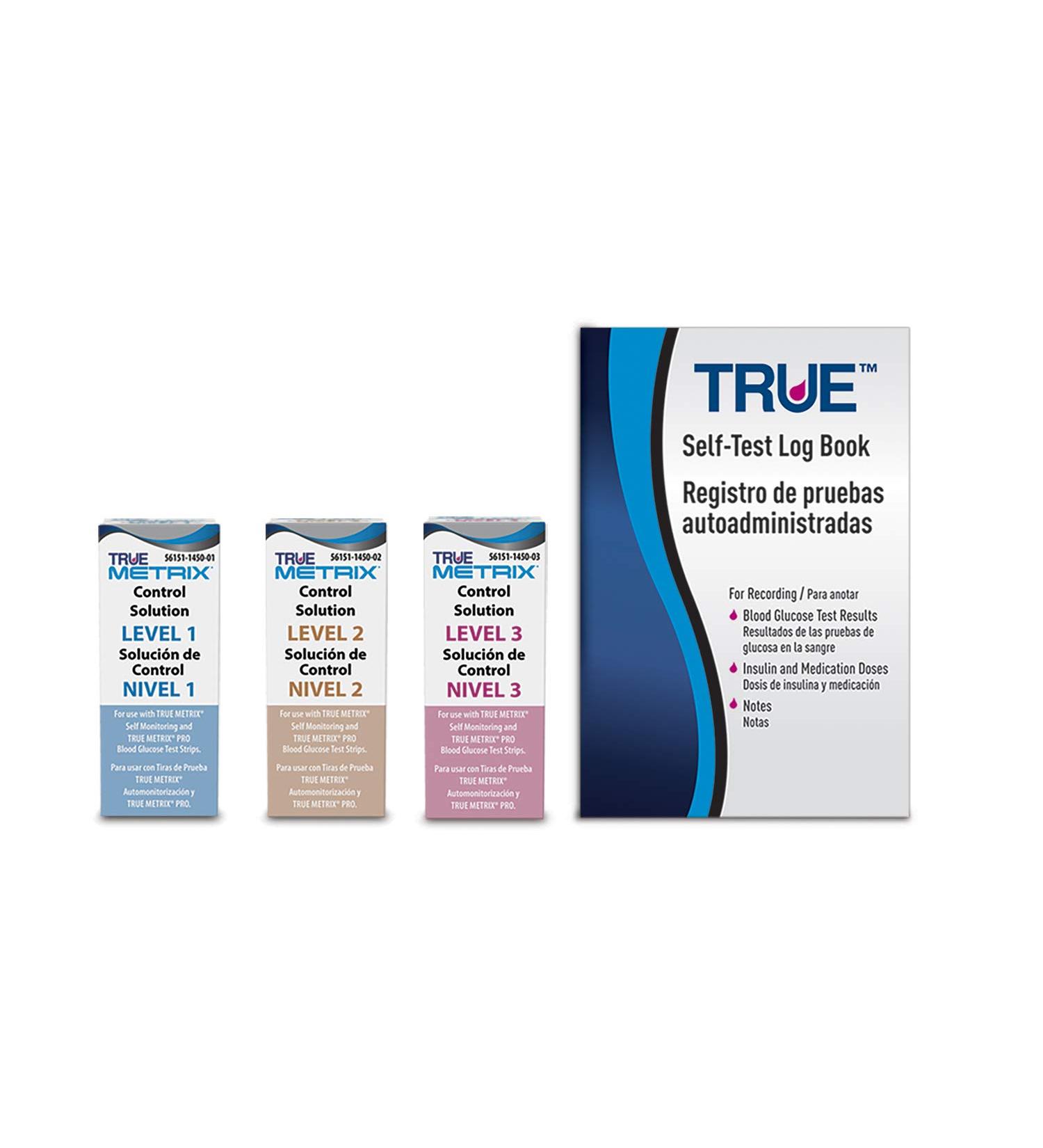 TRUE METRIX Control Solution Bundle + TRUEplus Log Book - Levels 1, 2, 3 | Shop Now - Buy Online on GoSupps.com