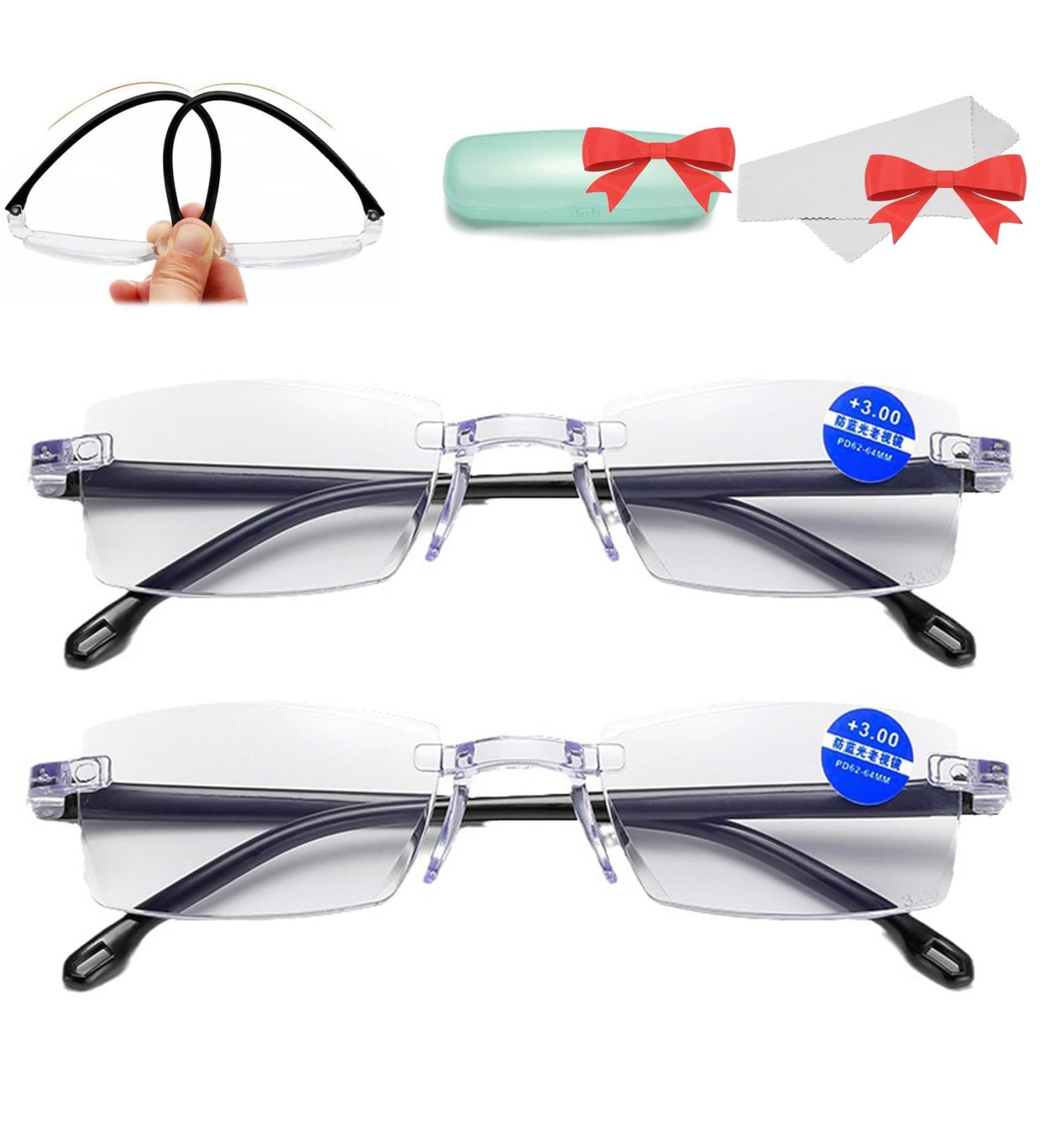 Autozoom Glasses for Presbyopia - Intelligent Zoom Reading Glasses 1.0x to 4.0x | Car Zoom Glasses - 2 Pack 3.0x - Buy Online on GoSupps.com