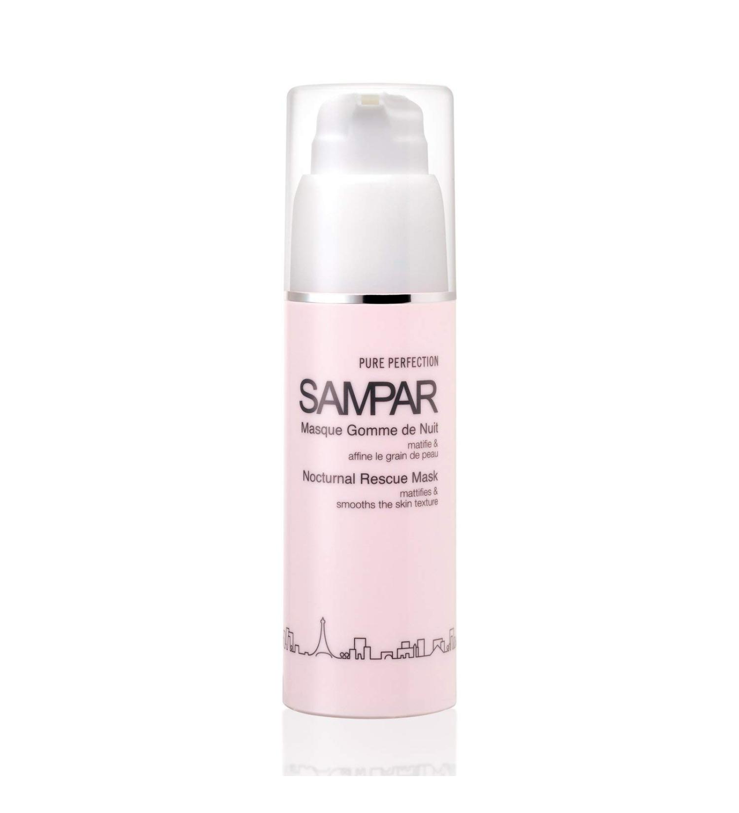 Sampar - Night Gum Mask - Night Mask - Eliminates Redness Marks Blackheads - For Mattified Purified and Soft Skin When You Wake Up - Erase Your Imperfections - 50 ml Airless Bottle - Buy Online on GoSupps.com