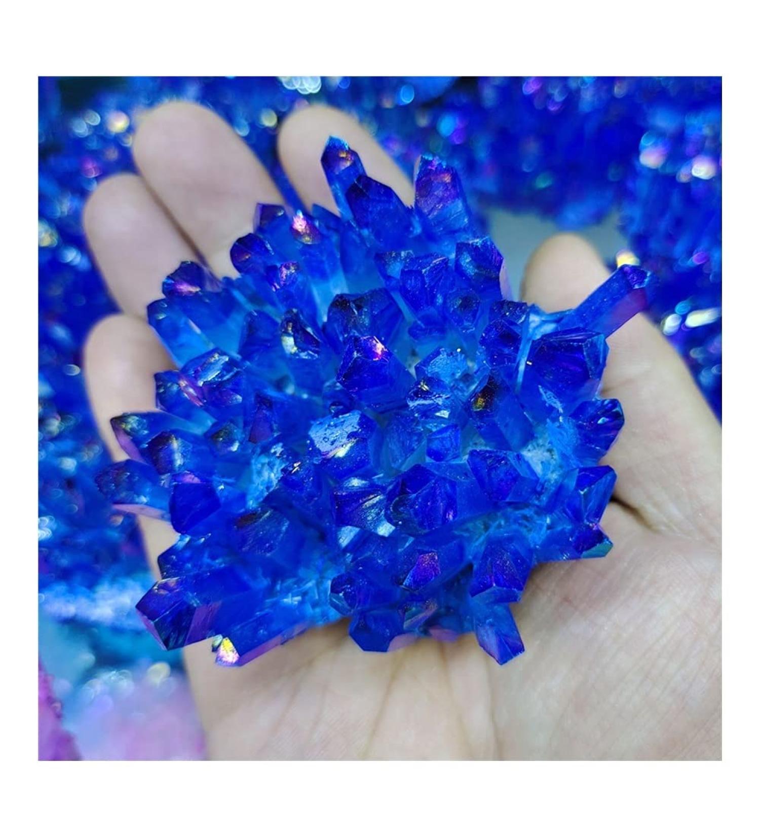 Crafts Natural Crystal Electroplate Cluster Raw Crystals Rock Specimen Home Decor Gifts JIZTGEDM - Buy Online on GoSupps.com