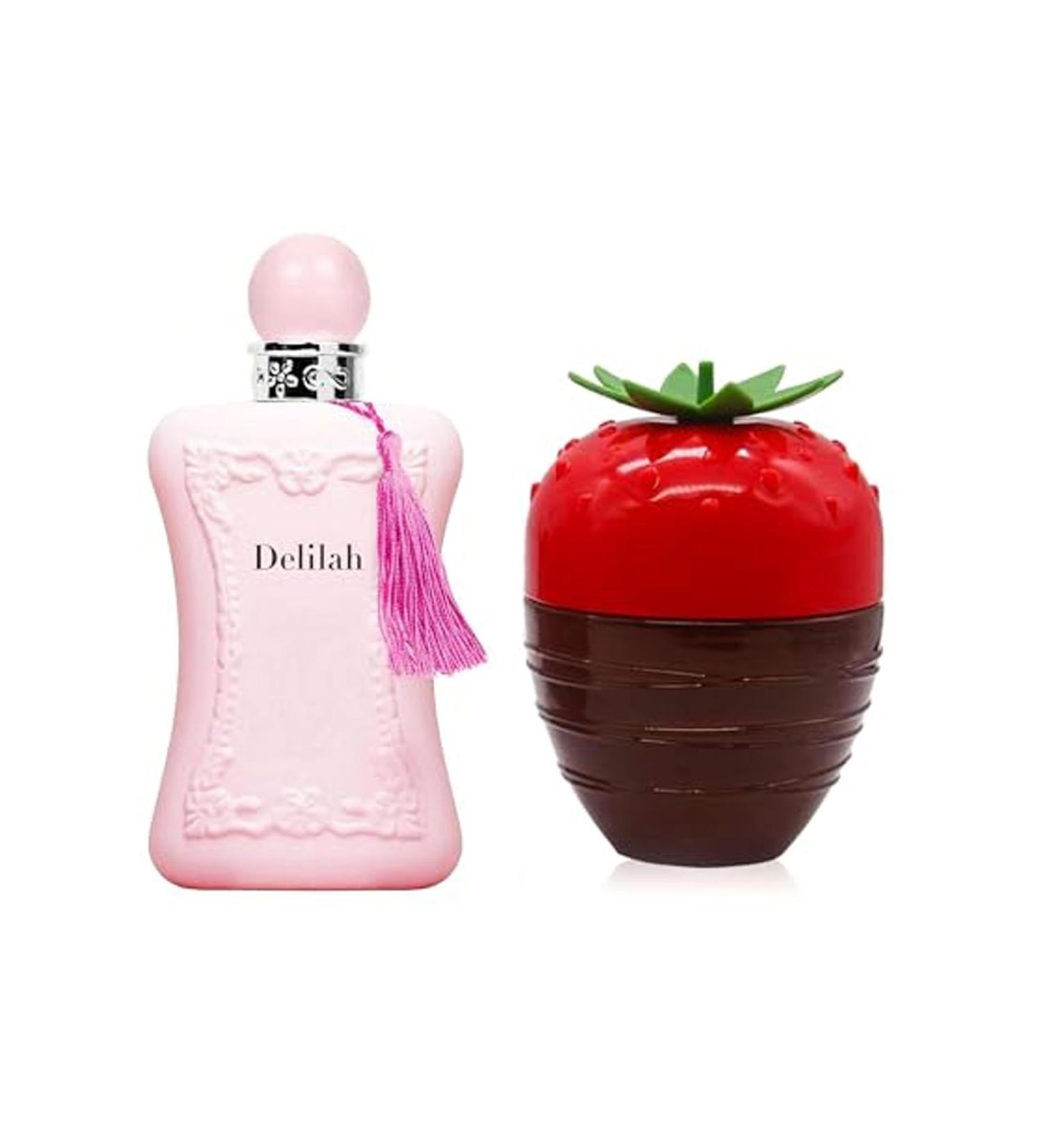 Women's Delilah&Strawberry Perfume Set Romantic Floral Scent Eau De Parfum Spray for Women 3.4 Fl Oz Each Bottle Daily Used Fragrance - Buy Online on GoSupps.com