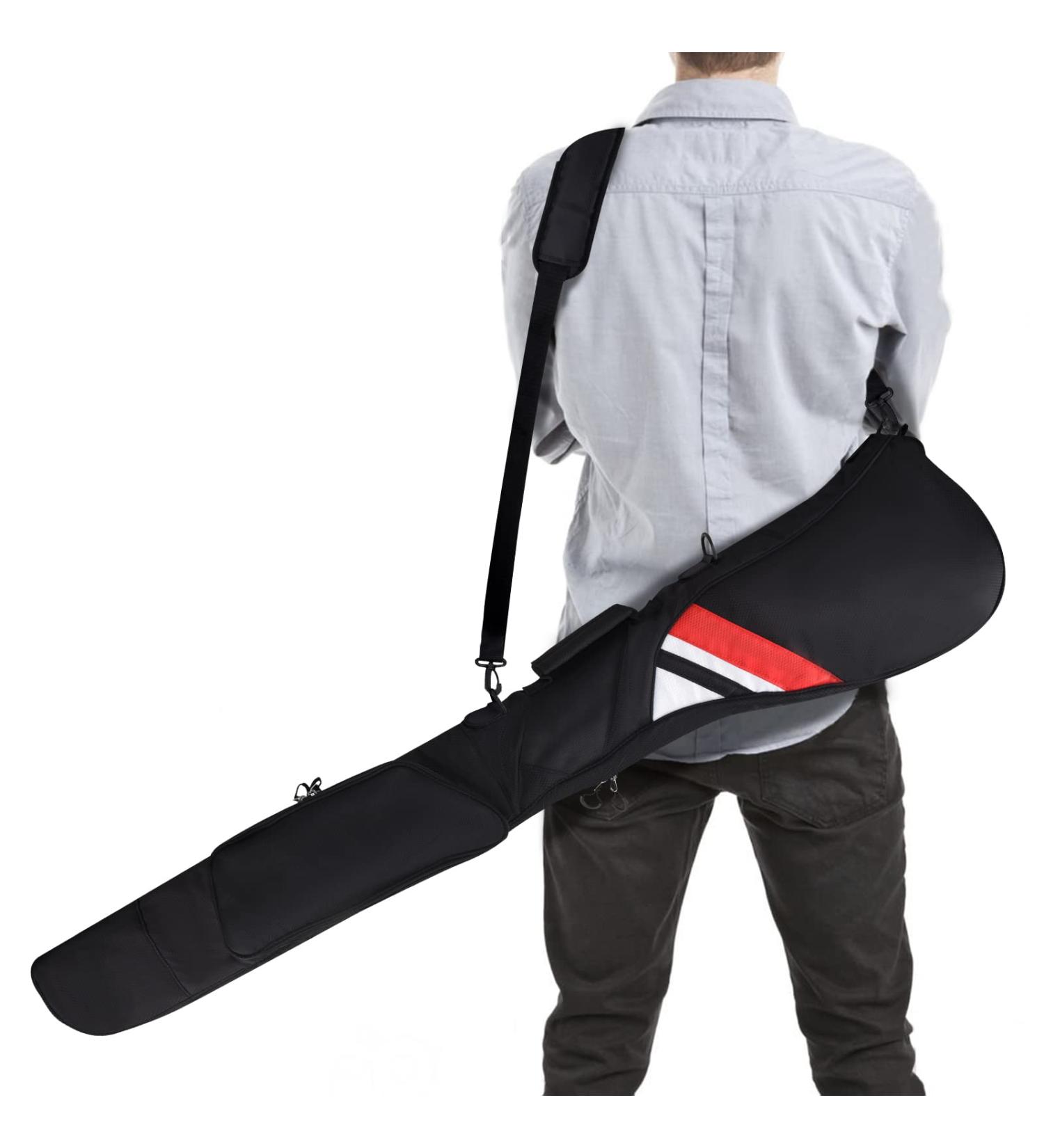 LZFAN Golf Club Bag Mini - Lightweight Driving Range Carrier for Men, Women, and Kids - A-Thickened Black - Buy Online on GoSupps.com