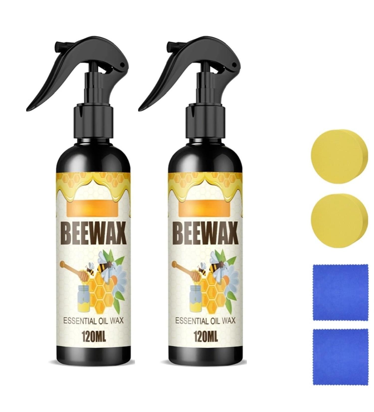 Beeswax Spray Furniture Polish 120ml - Premium Beeswax Polish for Wooden Floors & Furniture Refinishing Care - Buy Online on GoSupps.com