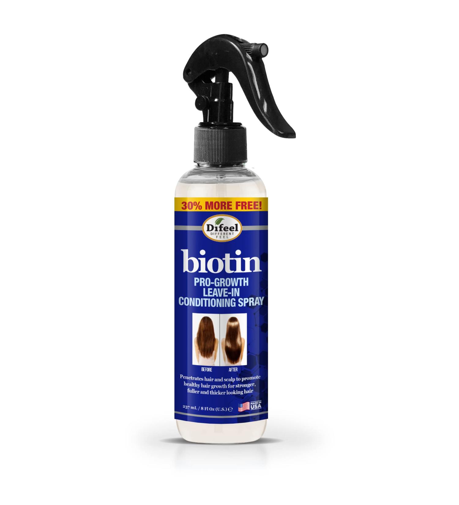Difeel Pro-Growth Biotin Leave in Conditioning Treatment 8 oz. - Nourishing Hair Care Solution - Buy Online on GoSupps.com